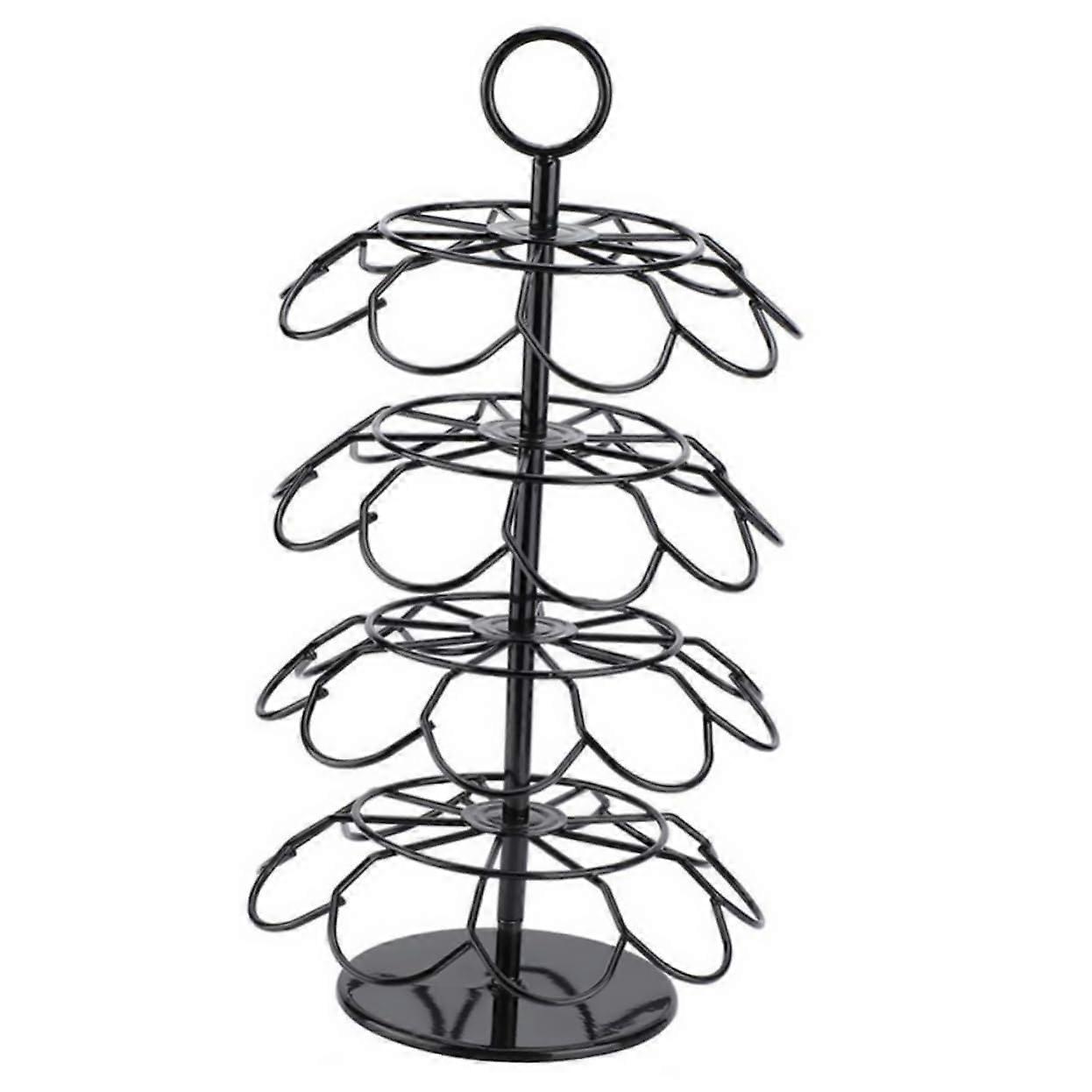 Coffee Capsule Holder with 360° Rotating Design, SpaceSaving Vertical Stand, 36Capsule Capacity