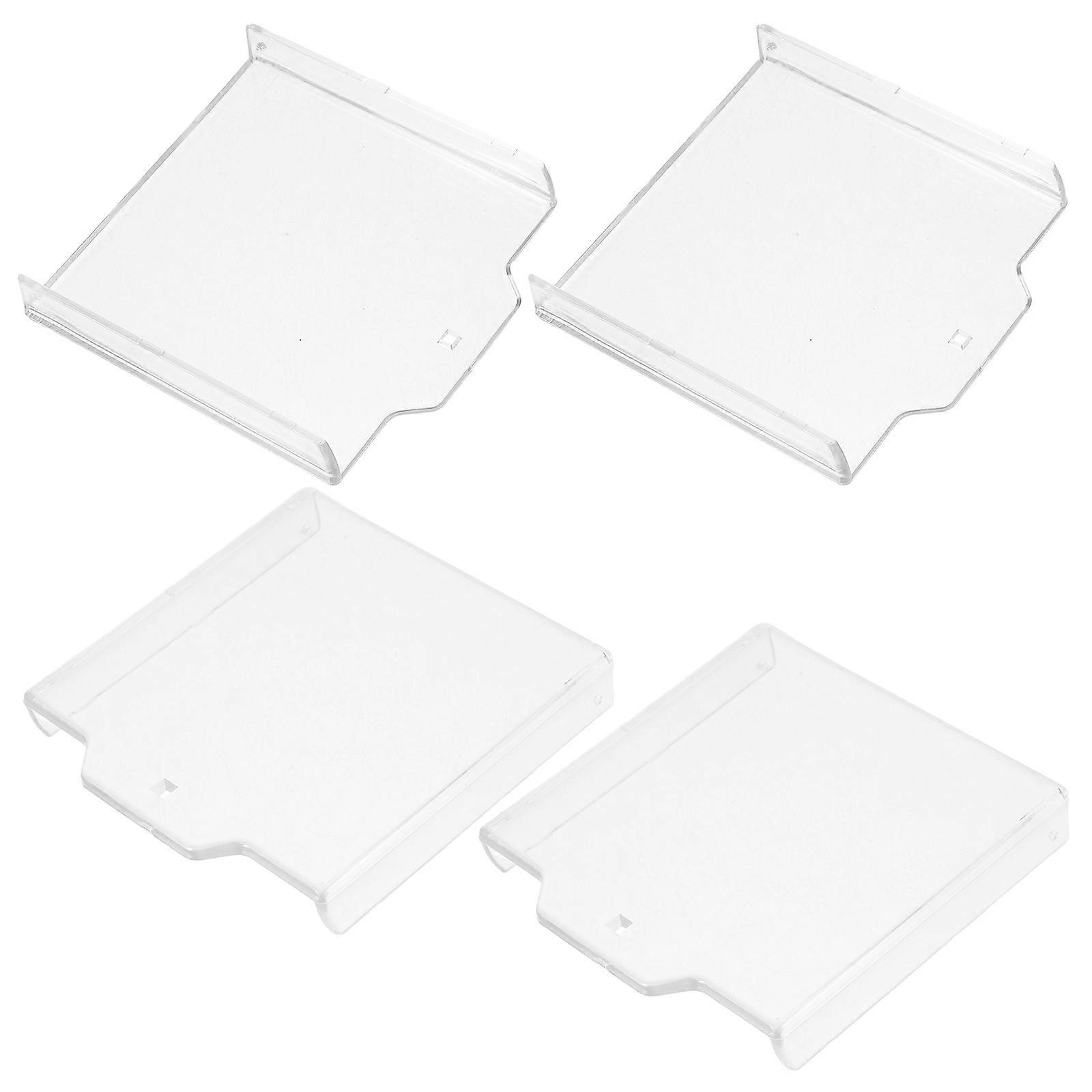 Transparent Fire Alarm for Switch Protection 4Pcs Set for Home Use