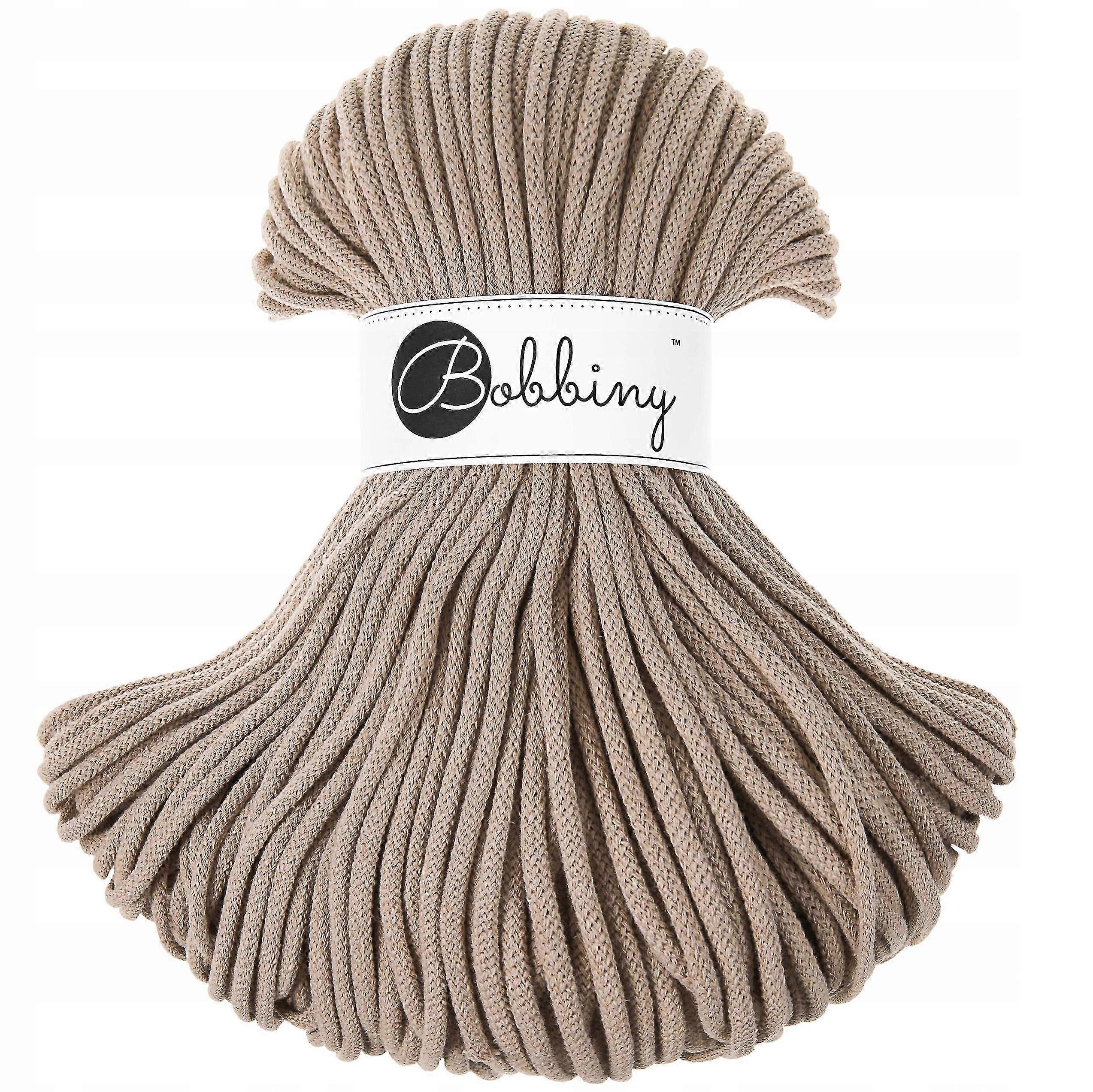 Braided Cord Bobbiny 5 Mm X 100 M Sand
