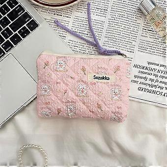 Cute Travel Cosmetic Lipstick Earphone Card Small Portable Storage Bag Purse Mini Makeup Handbags Pouch Organizer In Make Up Bag