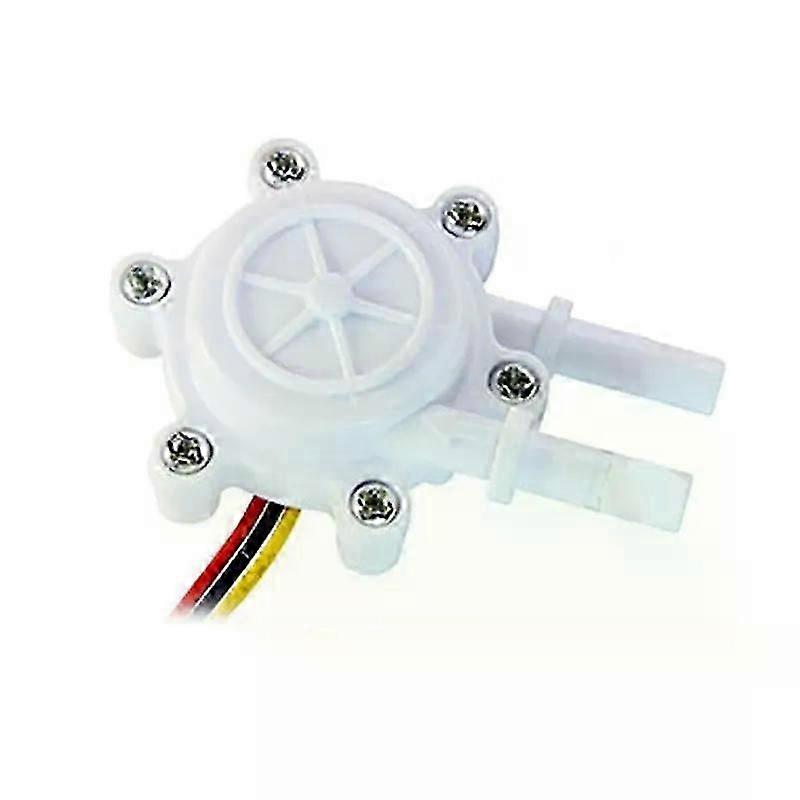 1/4 Water Flow Sensor Switch Durable Sensor Flowmeter Water Flow Counter Quick Connect Fluid Meter for Water Cooler