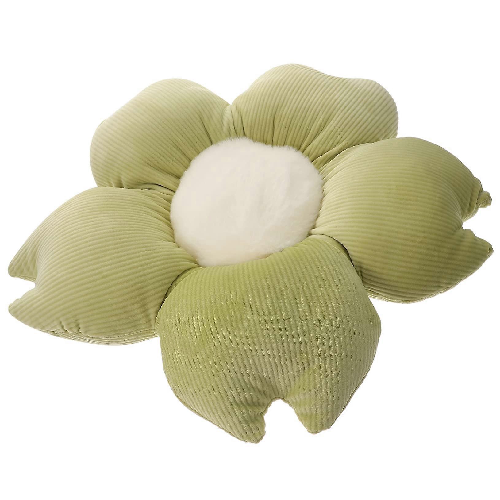 Boho Flower Throw Pillow with Plush Decorative Seating Cushion for Couch or Bed