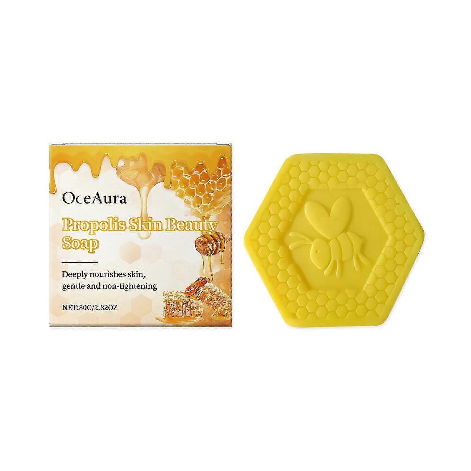 Propolis Bath Soap with Coconut Oil & Camel Milk  Nourishing, Gentle Cleansing, Rich Foam, Refreshing Scent for Smooth, Soft Skin