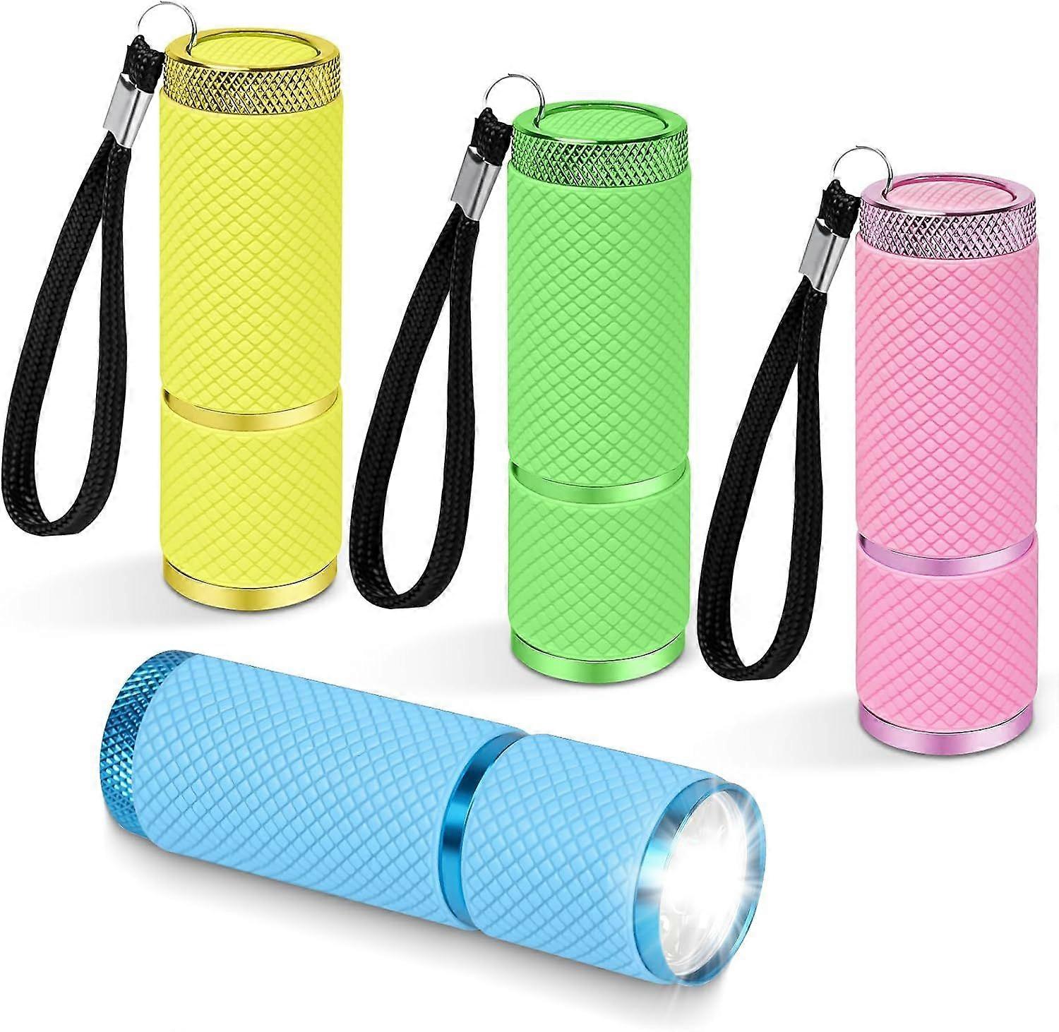 PCS Mini Flashlight, Ultra Powerful LED Flashlight, LED Flashlight Set, Small Lamp with 9 LED Lights