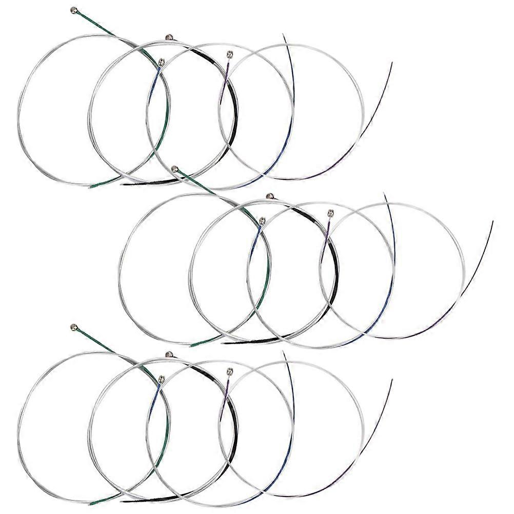 Replacement Violin Strings Set For Performance And Practice 65cm Assorted Color Durable 3 Sets