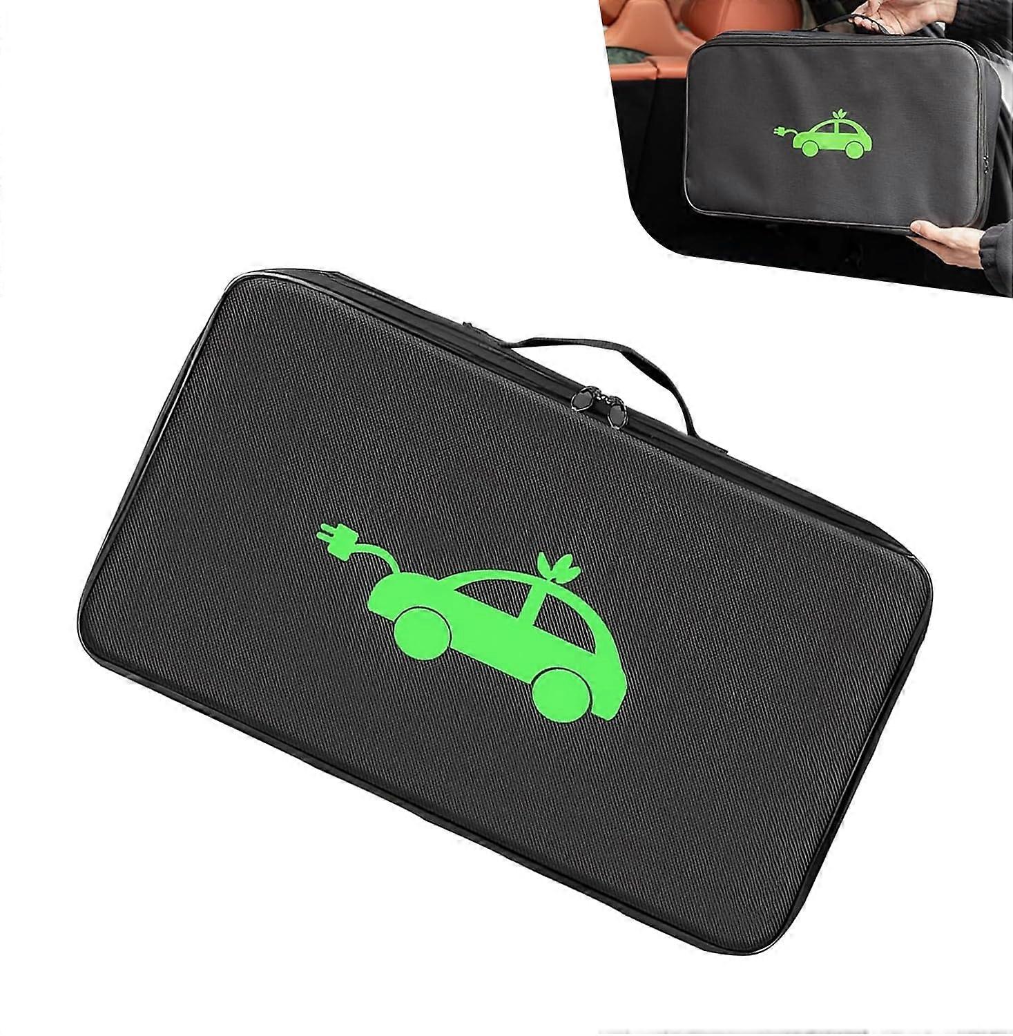 EV Charging Cable Bag with Waterproof DualLayer Design, ShockAbsorbing Case for Jumper Cables