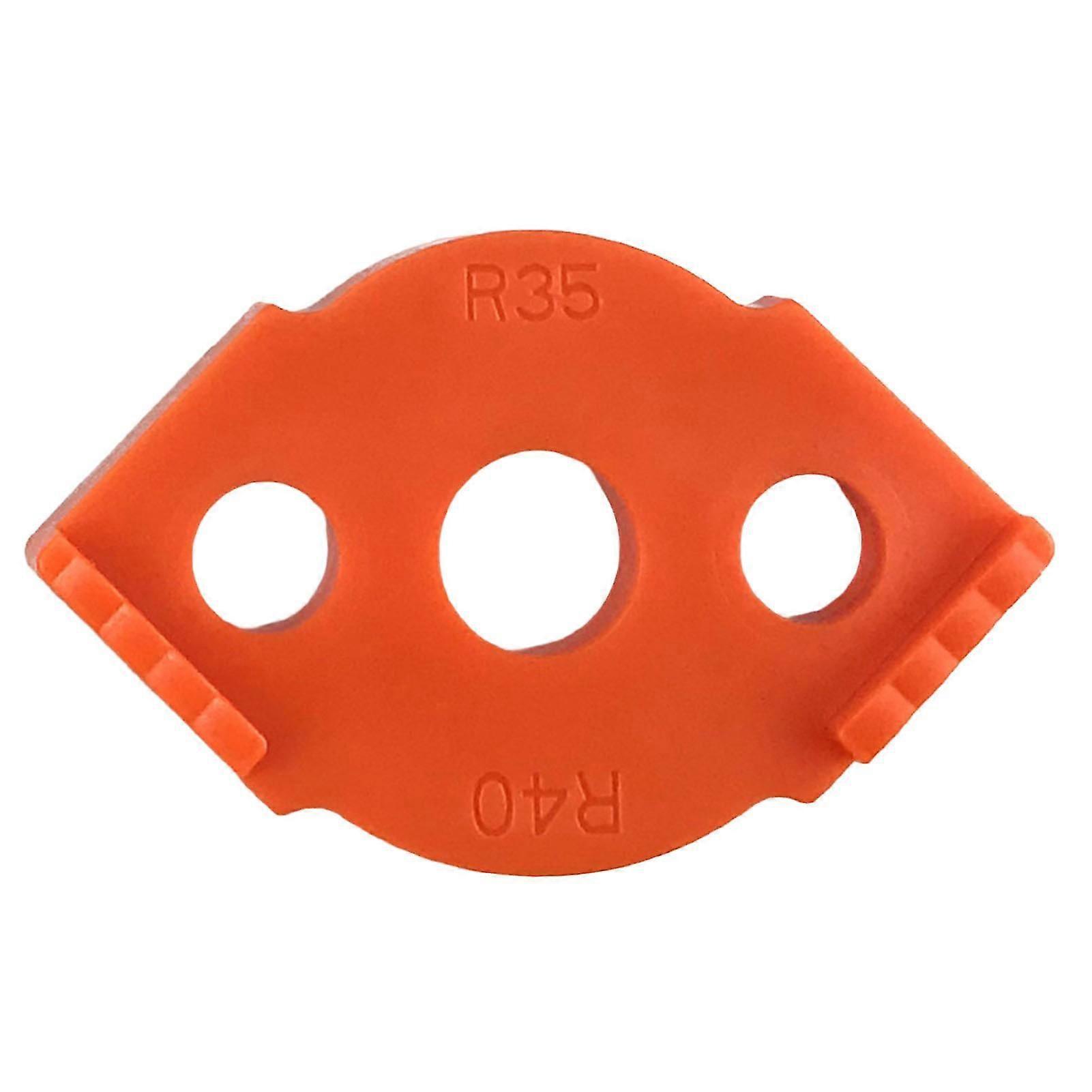 Router Template R Angle Semi-circle 3 Holes High Accuracy Labor-saving Abrasion Resistance Arc Router Locator For Carpentry