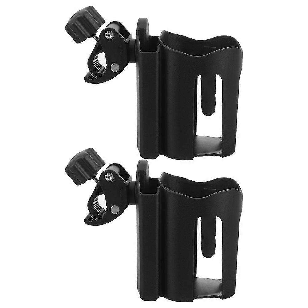 Cup Holder Universal Adjustable Drink Holder for Stroller Wheelchair 2Pcs