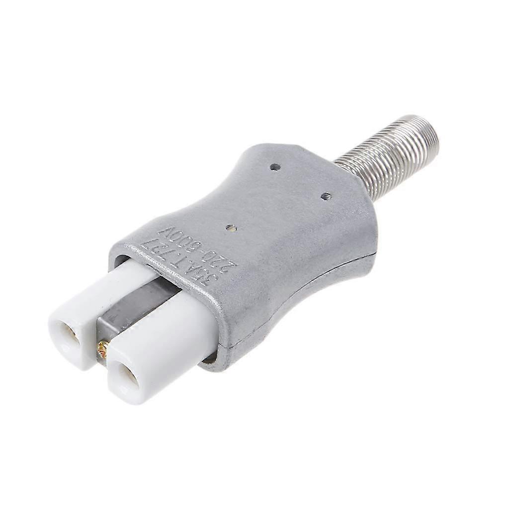 Industrial Socket Plug  Temperature and Pressure Resistant for Aluminum Alloy Ceramic Heater White