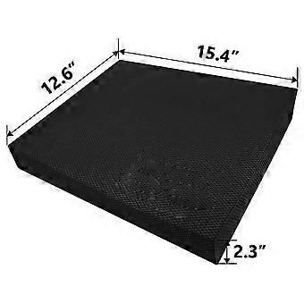 2 coussins d'équilibre de yoga antidérapants en mousse épaisse pour l'entraînement physique et le renforcement du tronc, genouillères
