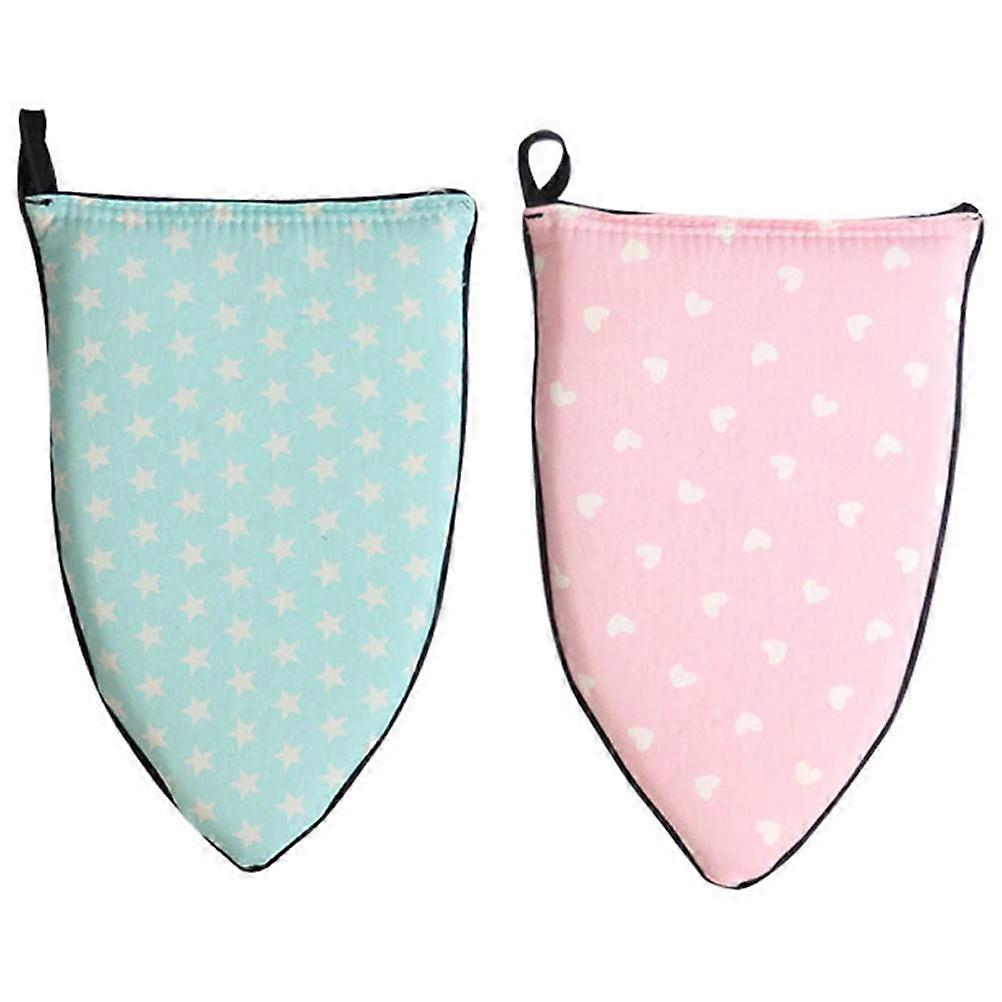 Handheld Ironing Board Handheld Ironing Mitt for 2Pcs Assorted Color Use