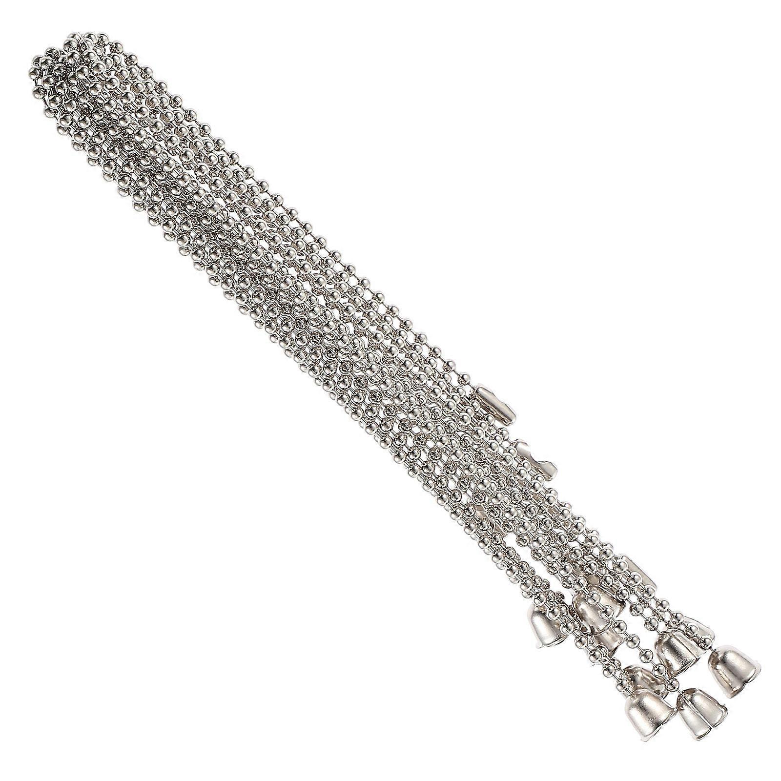 Pull Chain Pendant Ceiling Fan 10Pcs Replacement Silver Chic Decoration for Ceiling Lights