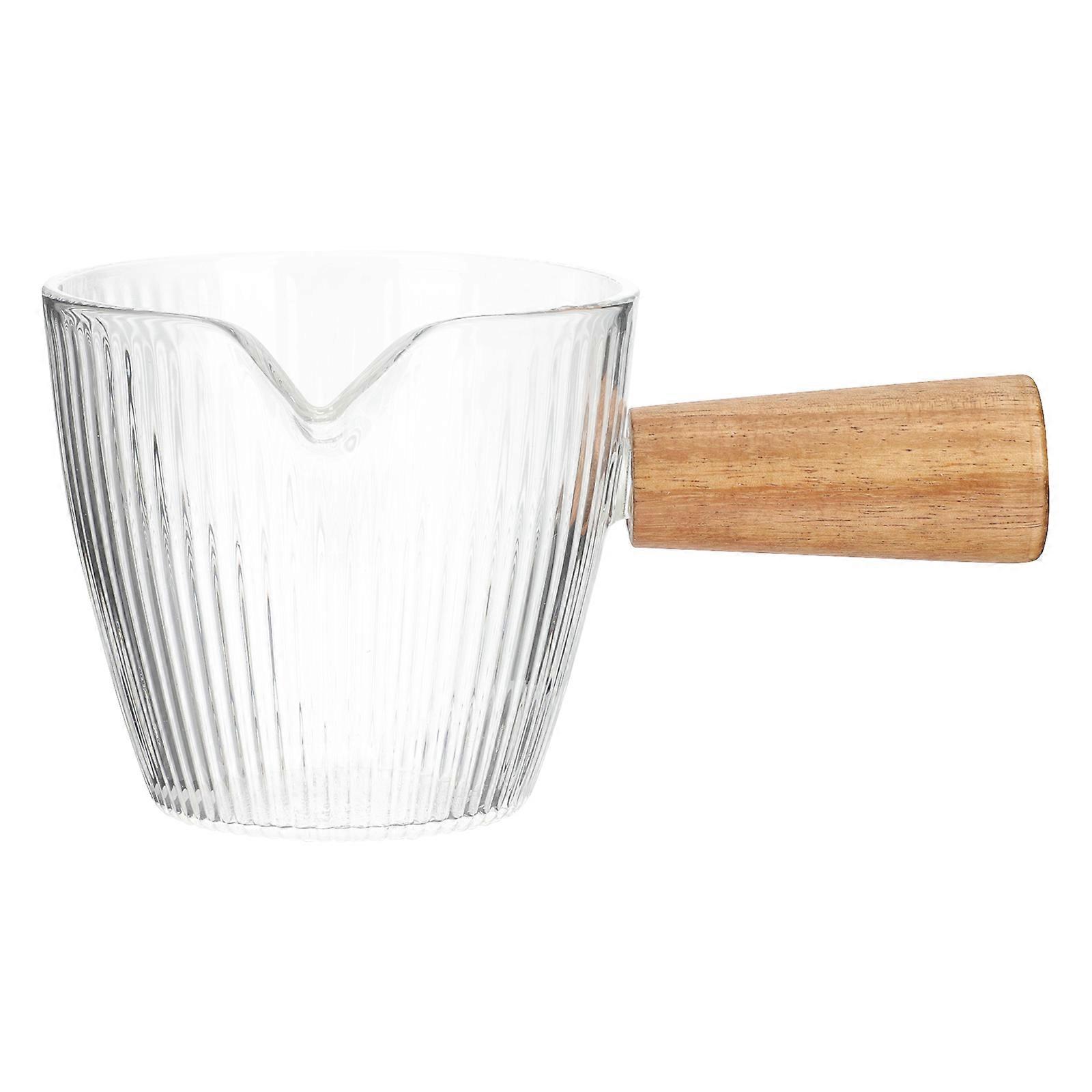 Mini Creamer Pitcher Round Rim Simple Design Restaurant 1Pcs