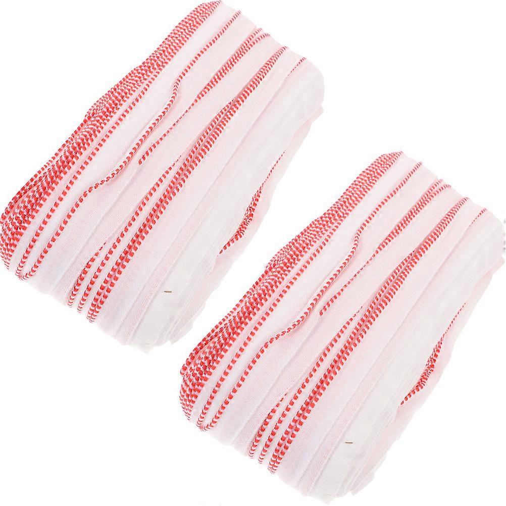 Book Binding Headbands for Protecting with Belt 2Sets Multi Color Polyester