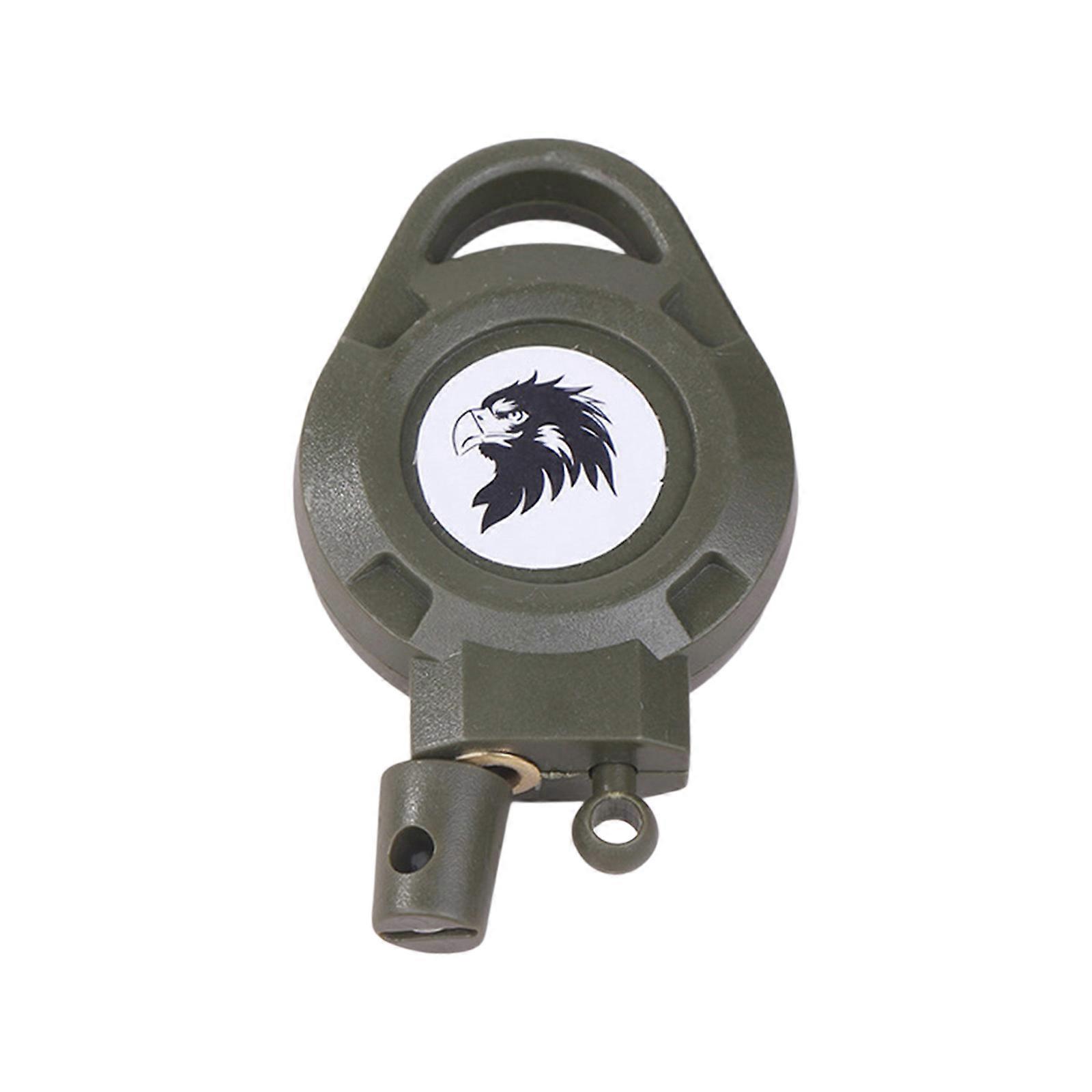 Light Weight Retractable Pull Keychain Hunting Tools Rebounds Hunting Keychain Plastic Quick Setting Trap Clip Enduring Multicolor