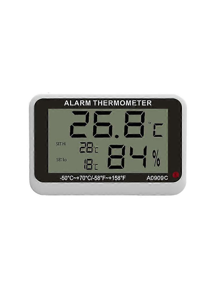 Digital Refrigerator Thermometer Hygrometer with /Low Temp and Humidity Alerts