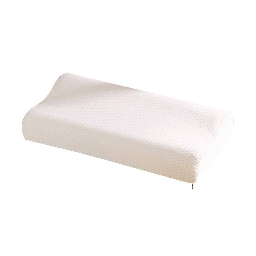 Memory Pillow Neck Support Pillow for Sleeping Use 1Pcs White