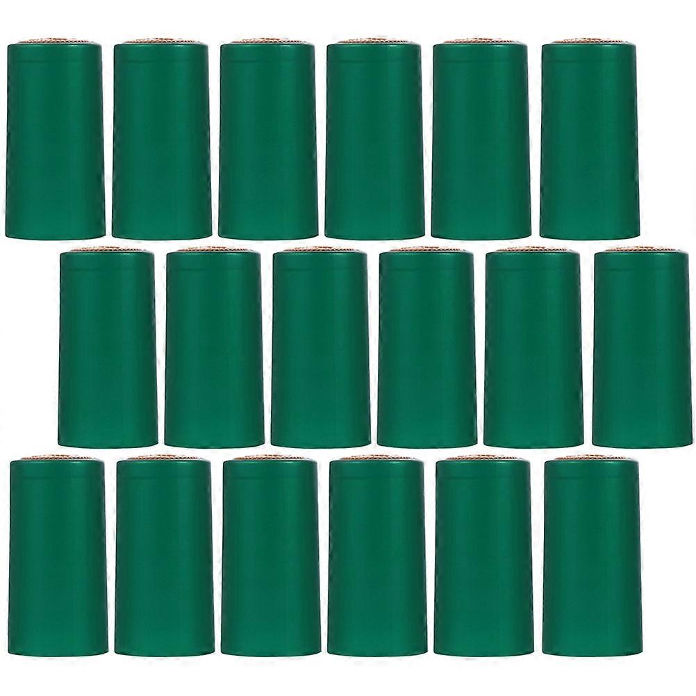 200Pcs Cap Accessory For Supplies Cylindrical Shape Prevent Oxidation Green Sealing