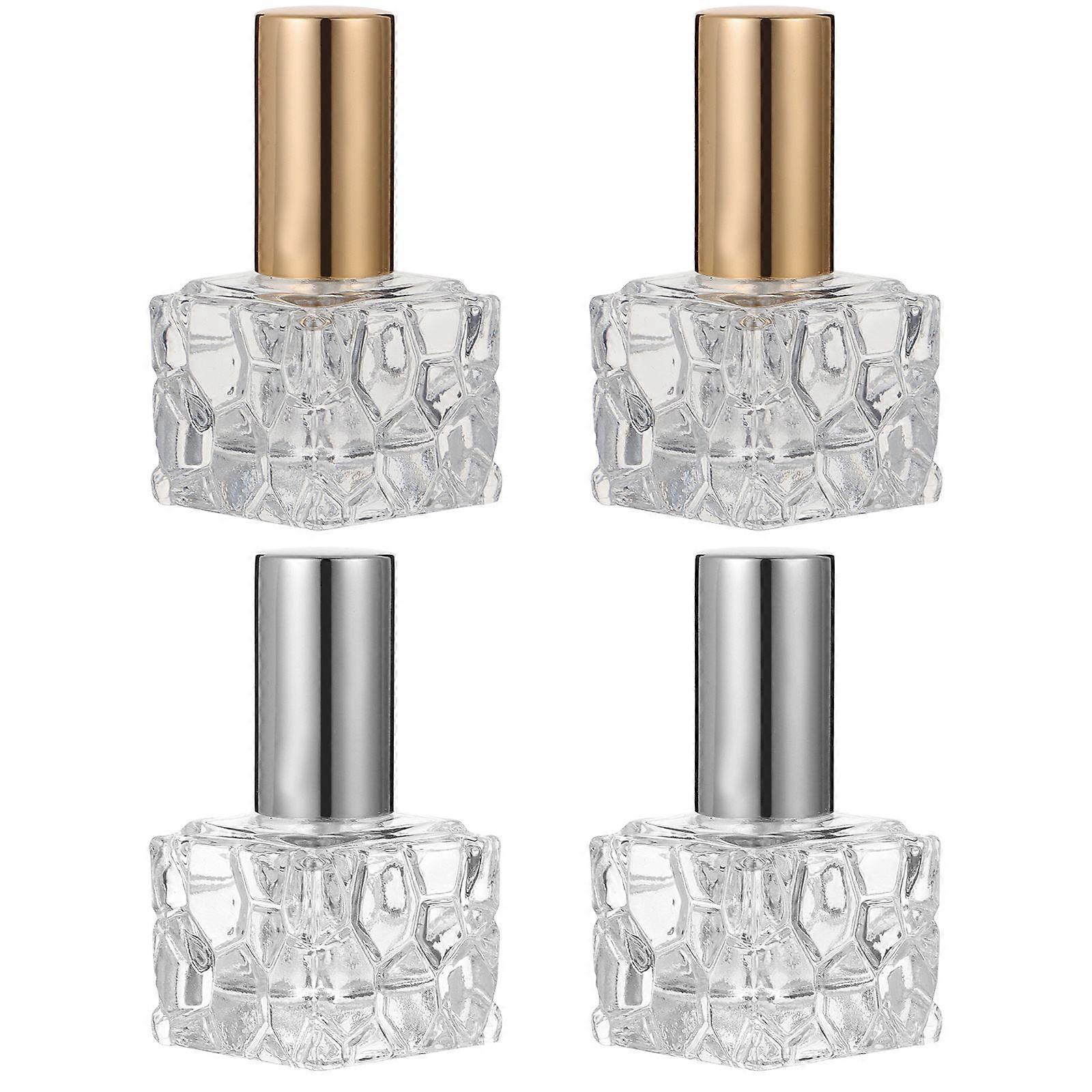 Perfume Glass Atomizer for Fine Mist Spray 4Pcs Refillable Bottles