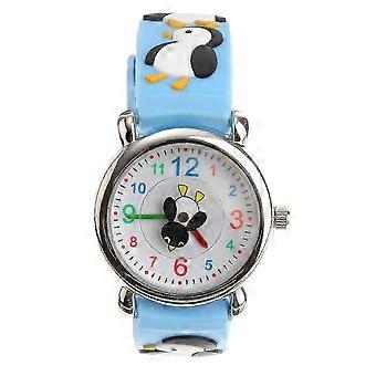 2025 1PC Cartoon Penguin Watch Silicone Quartz Watch Creative Wrist Watch Fashion Casual Watch for Kids Children