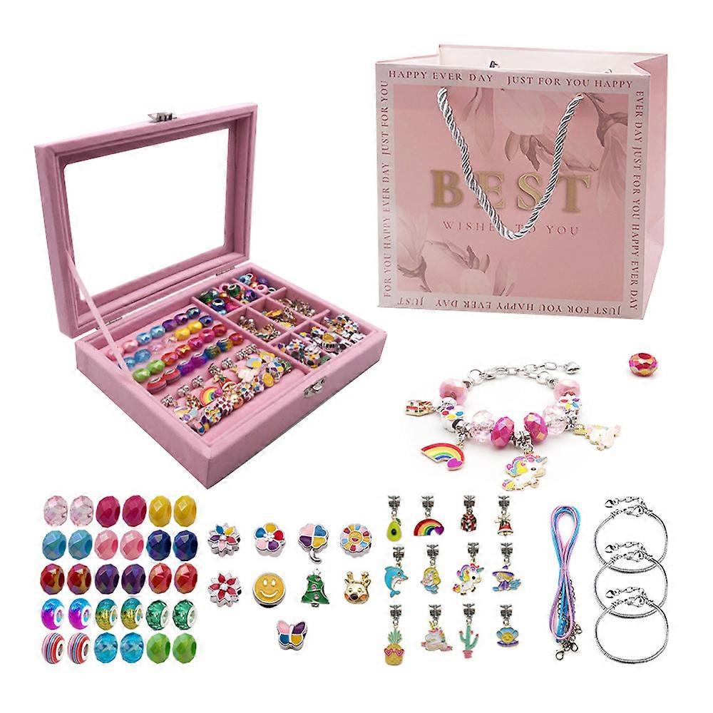 Clay Beads Bracelet Making Kit for Beginners for Jewelry Making 57 PCS