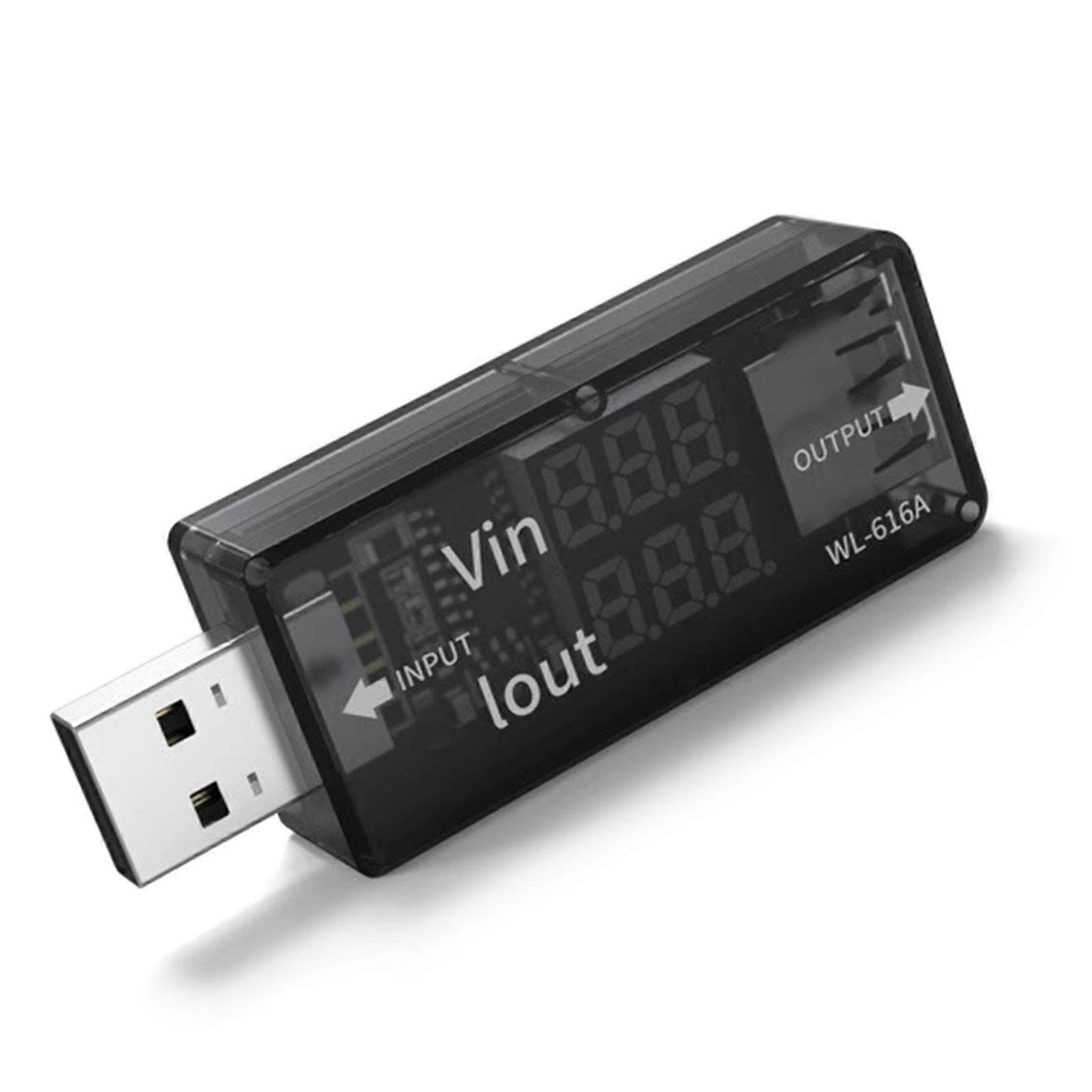 LCD Display USB Diagnostic Tool Detecting Charging Protocols Electric Stability Power Consumption & Performances Assess Multicolor