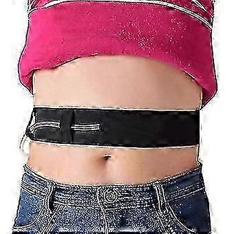 Black Peritoneal Dialysis Conduit Belt Adjustable Breathable Abdominal Support Belt