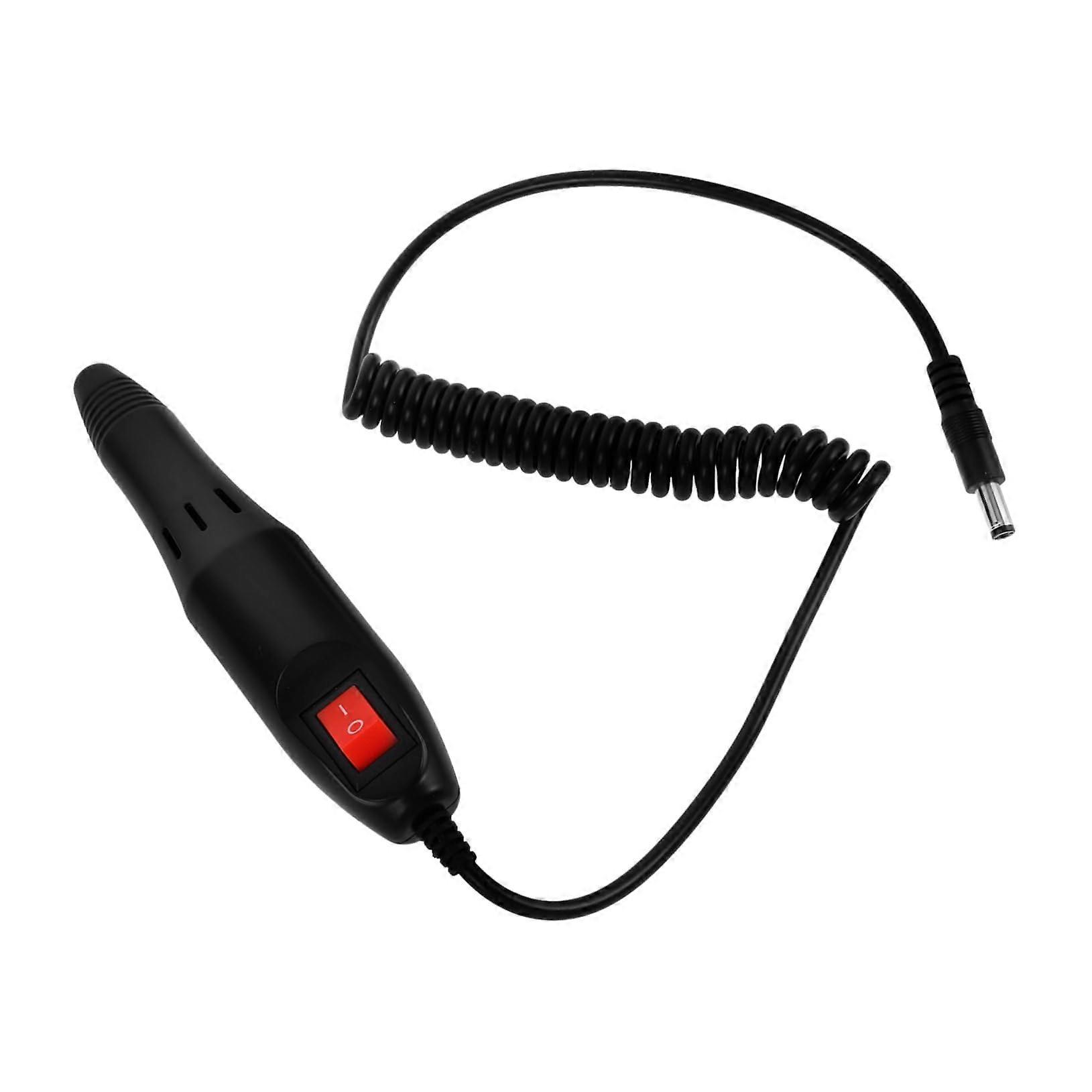 Electric Nail Drill Handle Replacement with Precise Rotation and Durable Ergonomic Grip for Manicure