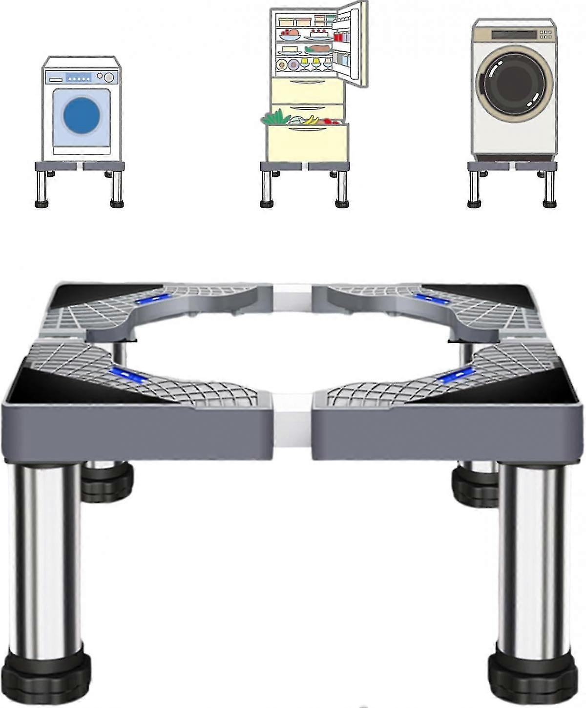 Washing Machine Stand Fridge Stand - 4 Strong Feet Laundry Stand Base