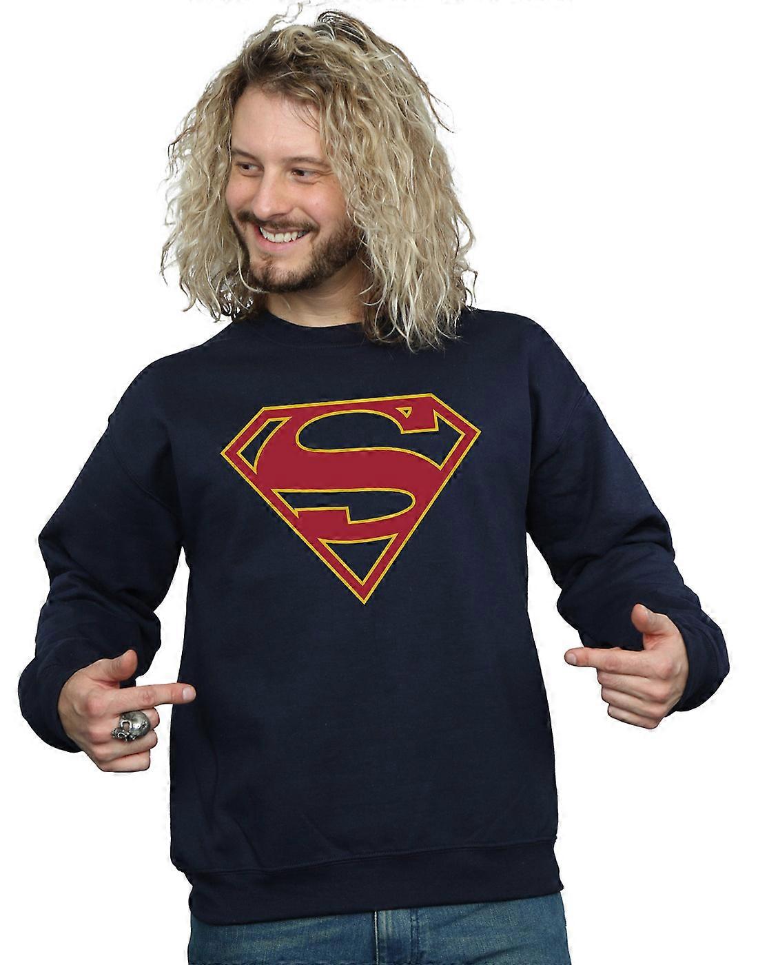DC Comics Men's Supergirl Logo Sweatshirt