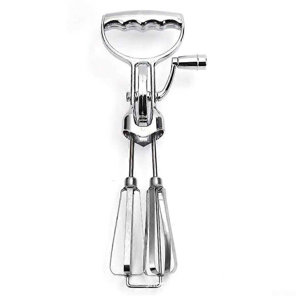 Manual Hand Mixer with Adjustable Speed, RustResistant Stainless Steel Egg Beater for Baking