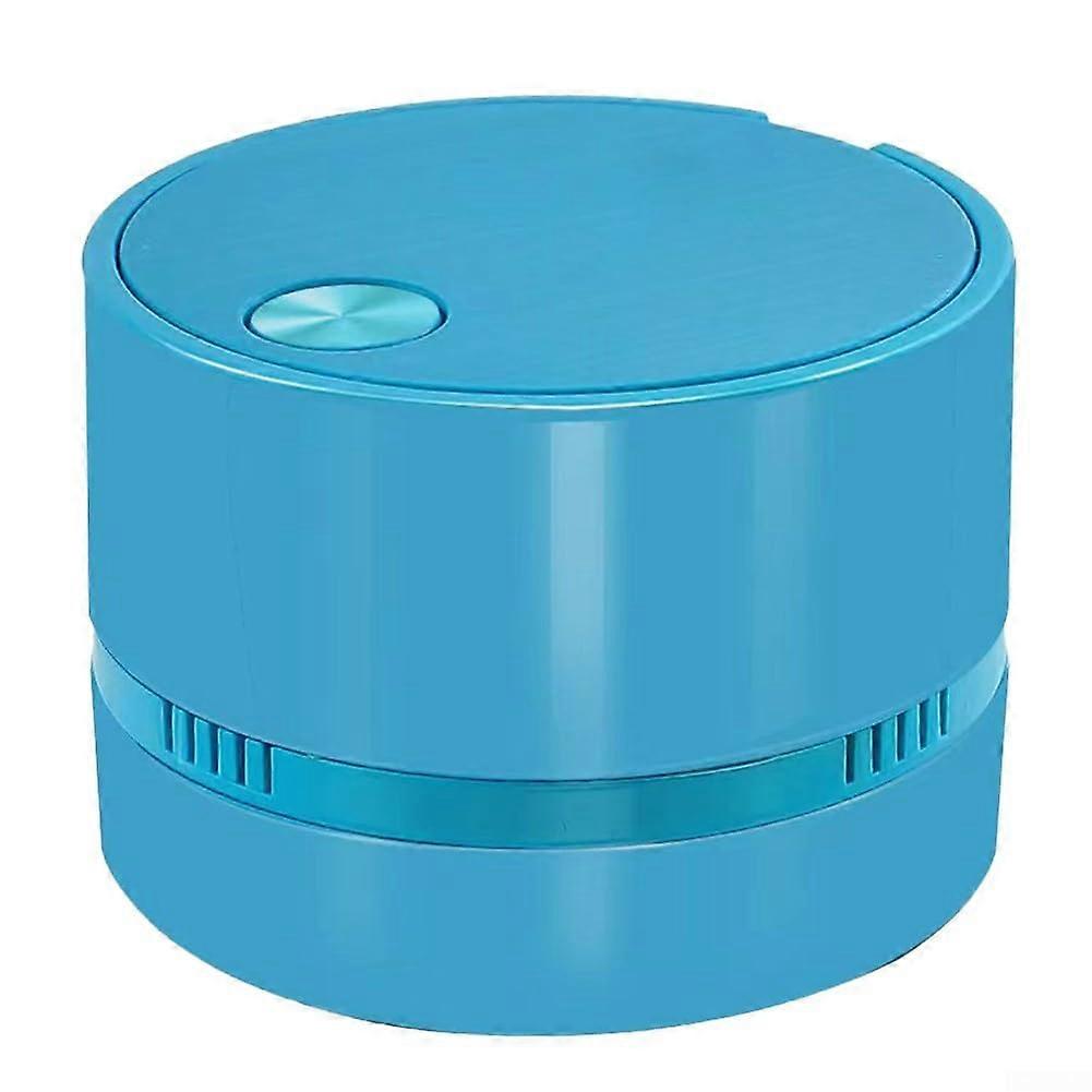 Mini Vacuum Cleaner with  Suction for Desk and Tabletop Dust Removal Blue