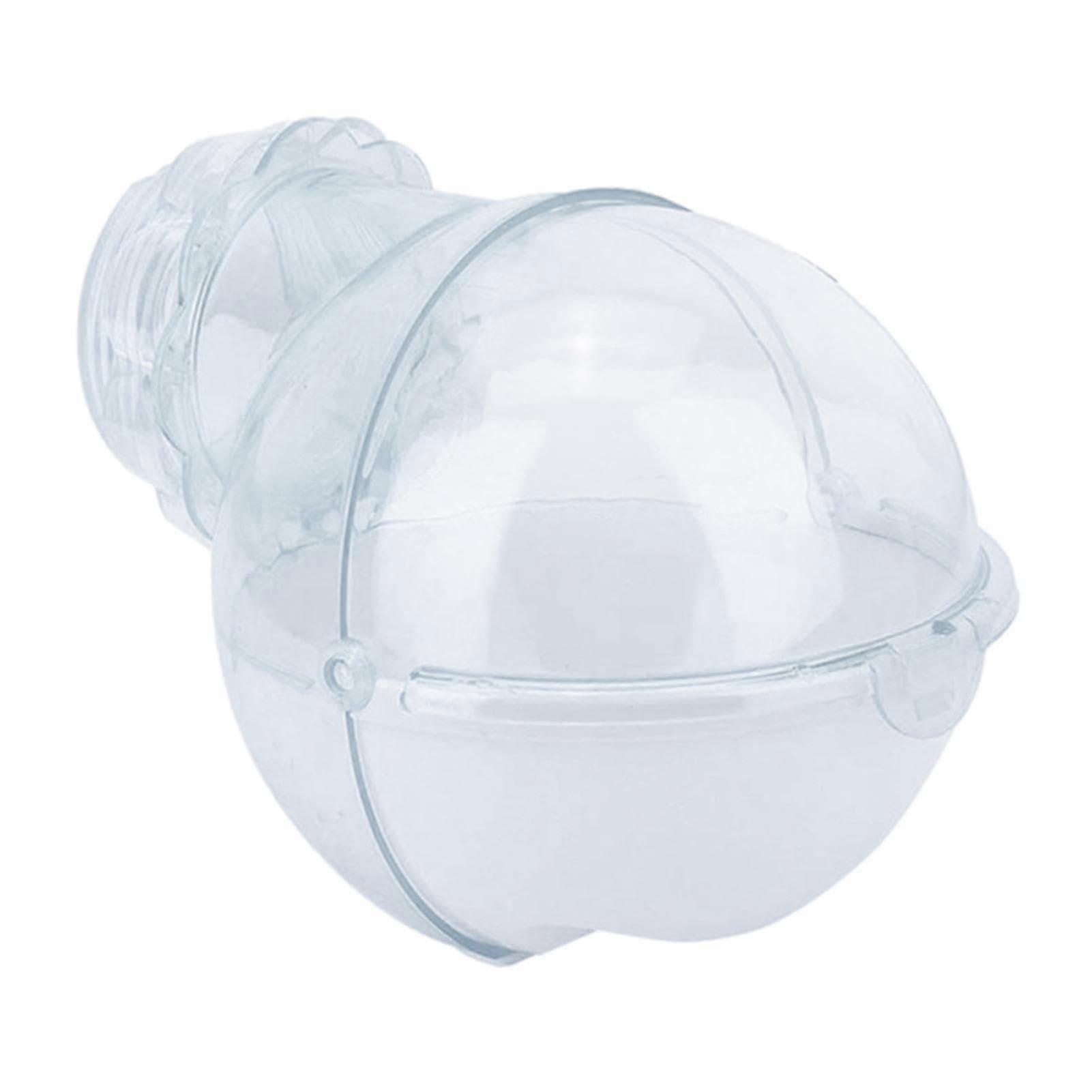 Hamster Sand Bath with Transparent Viewing Design, Removable Bathing Bowl for Hamsters and Gerbils