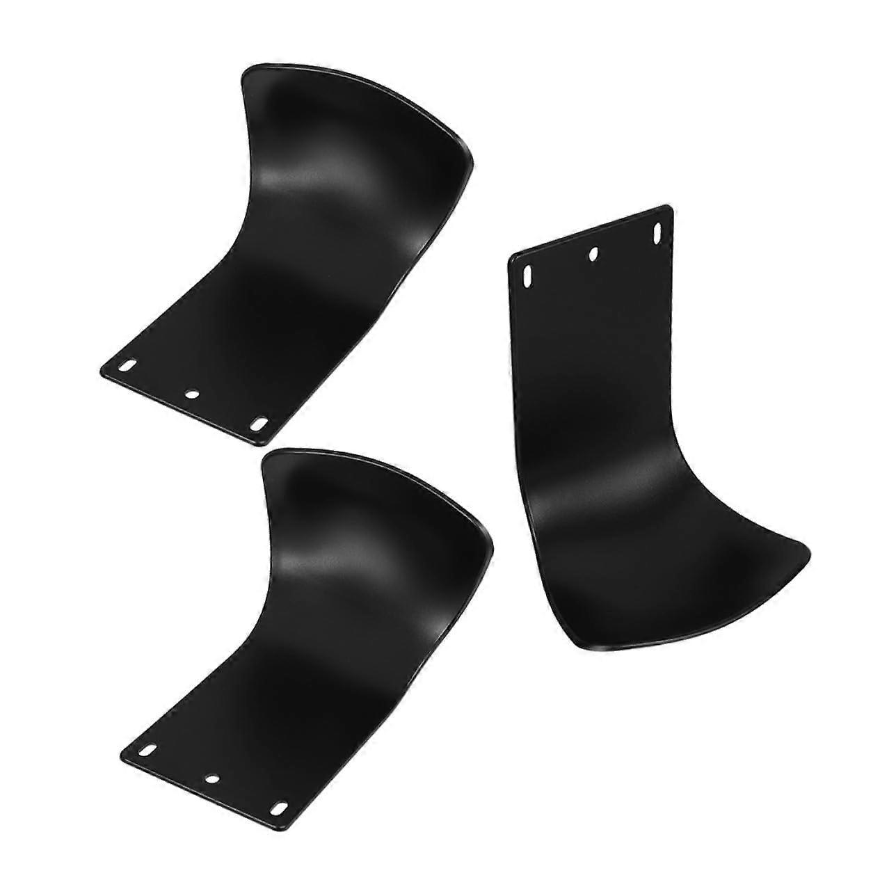 3pcs ABS Plastic Wall Mounted Soap Dispenser Drip Tray with Splashproof Design for Bathroom Kitchen