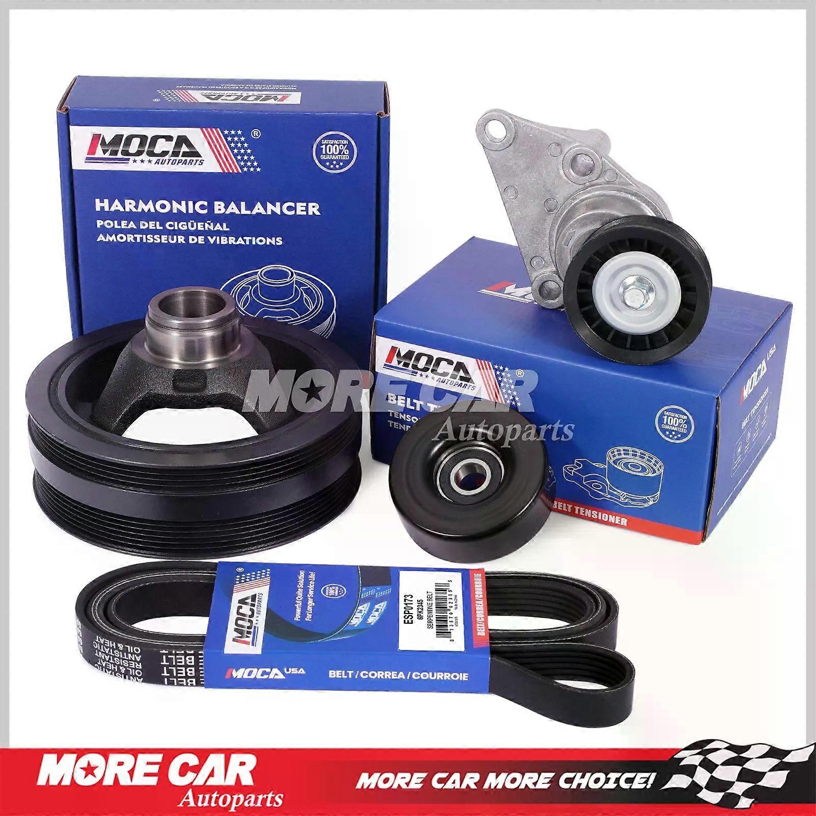 Harmonic Balancer & Belt Component Kitfor Escalade Express Envoy Sierra Yukon NO.6721