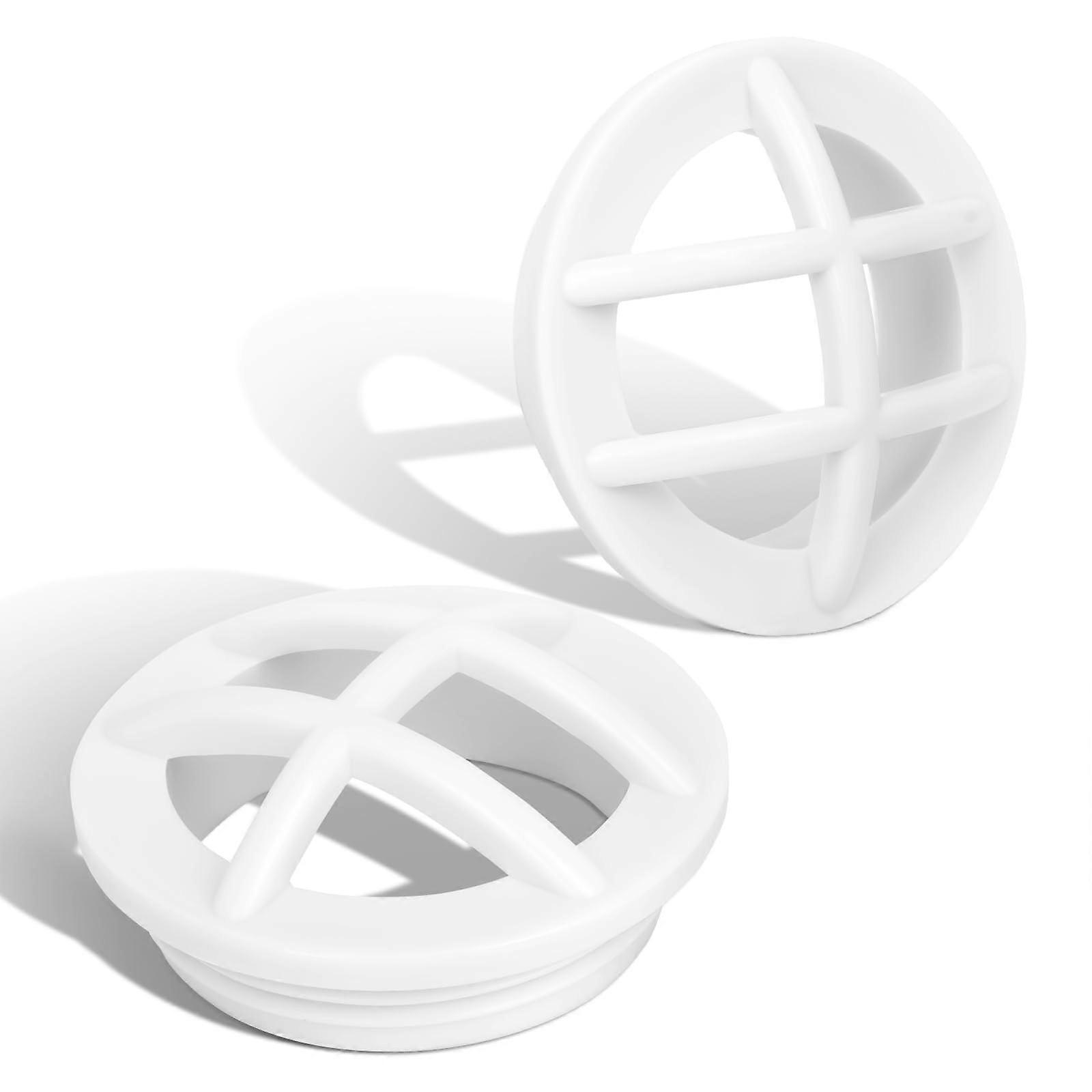 Pool Inlet Fitting Grate 1.5 Inch Threaded Safety  Grate for Pool and Spa, Dual Pack, Even Water Flow