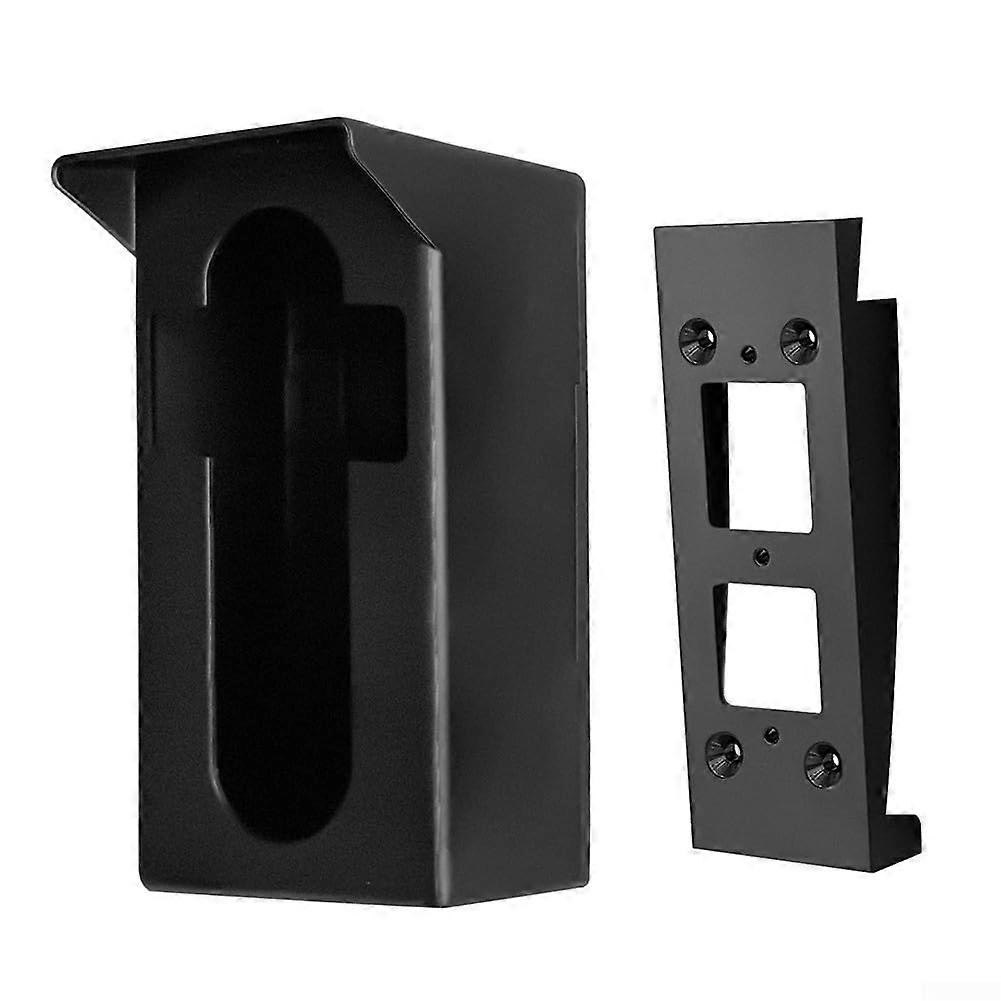 Siding Mount Bracket Weatherproof Level Design for Straight Viewing Black for Ring Video Doorbell