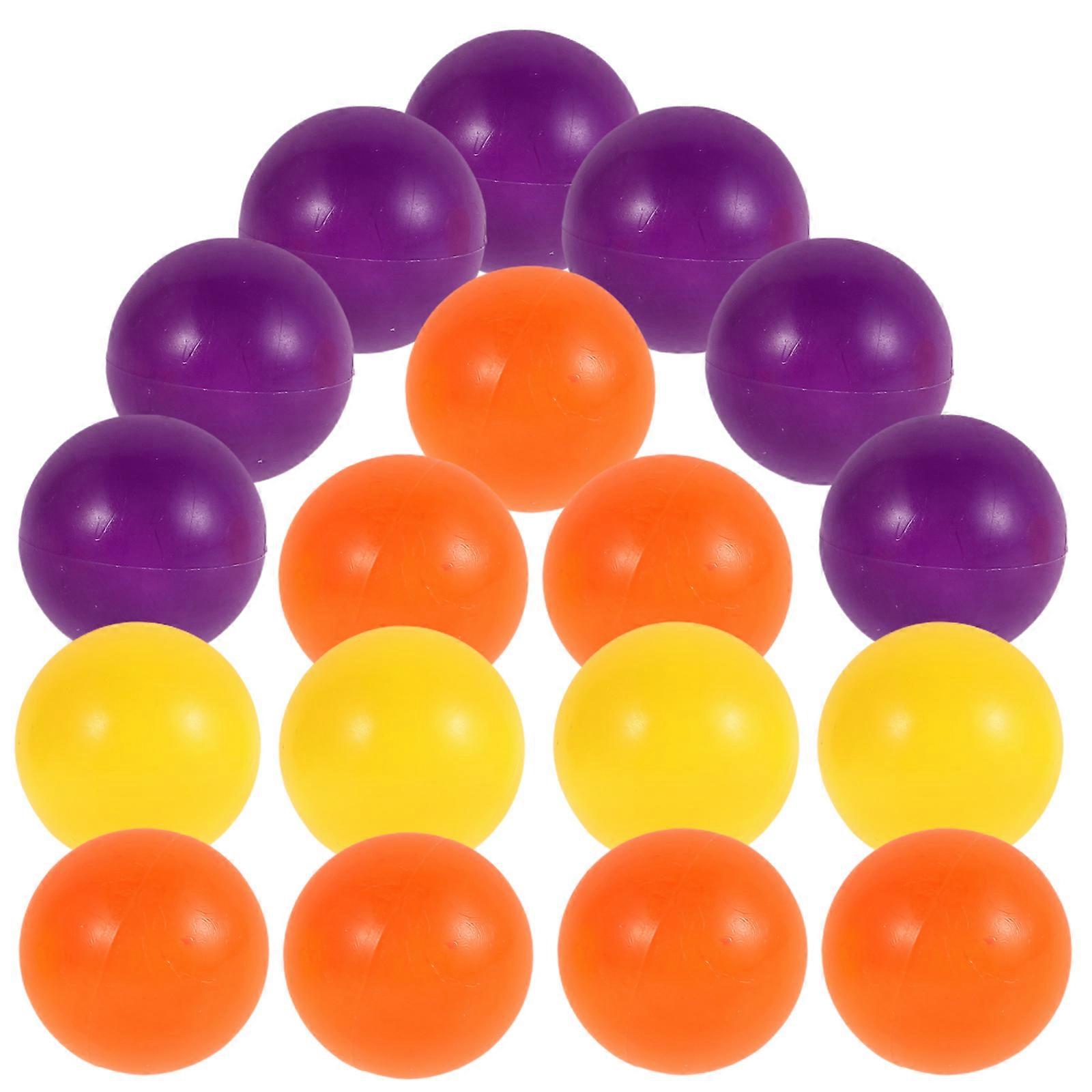 Elastic Replacement Balls Plastic Balls for Games 24Pcs Assorted Color