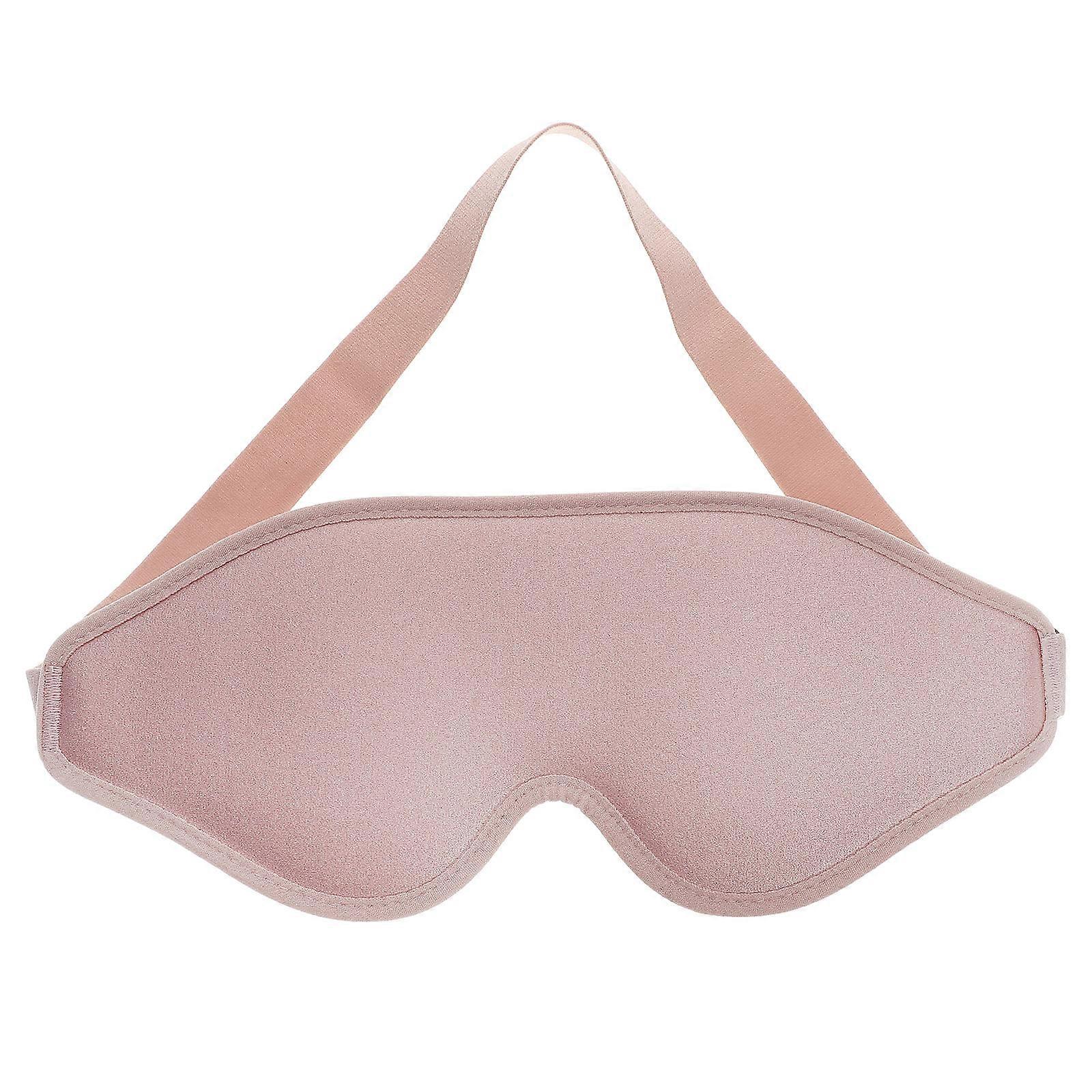 Pink Memory Foams Eye Mask for Sleeping with Lightproof Breathable Design