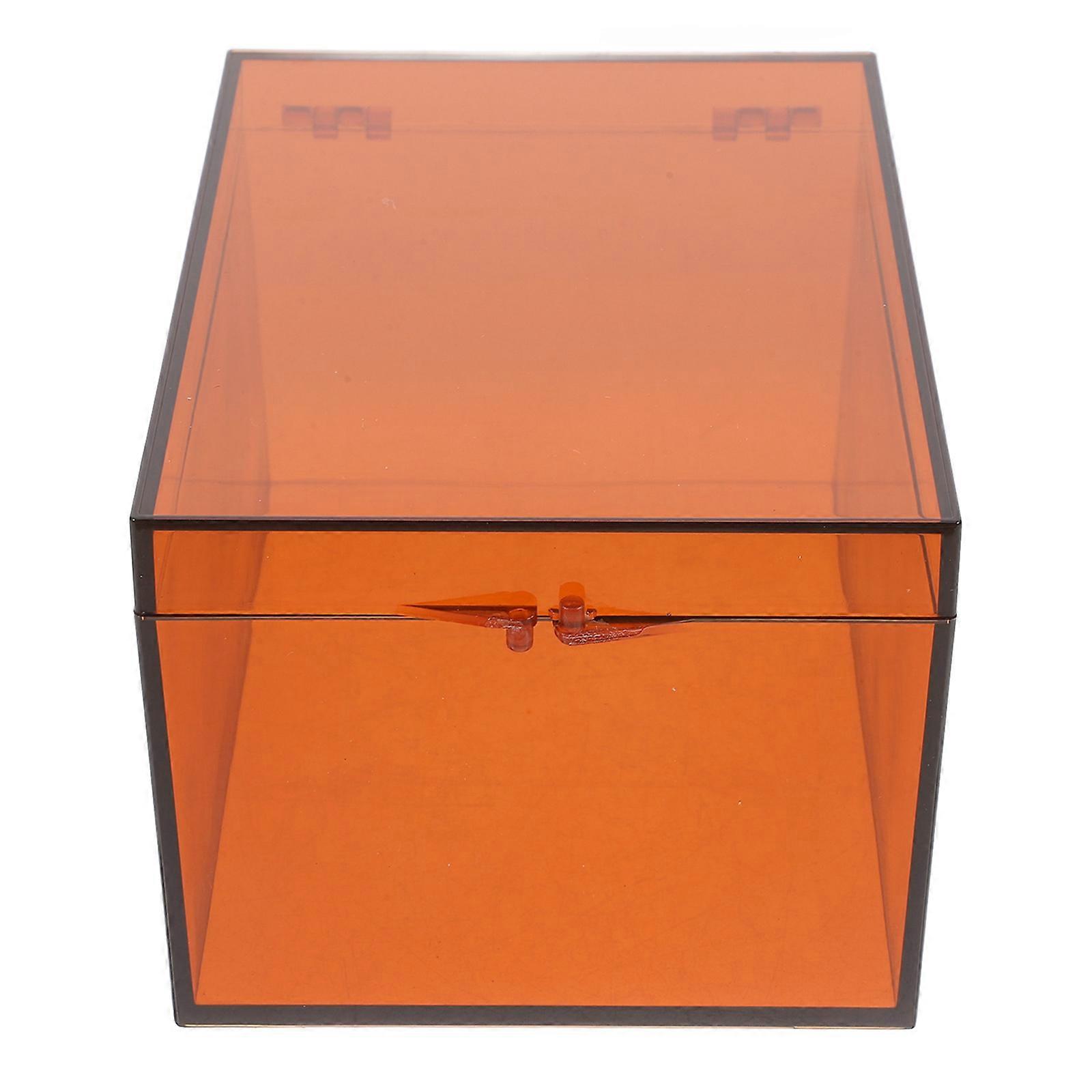 Light Brown Avoid Light Medicine Box for Storage Acrylic Container