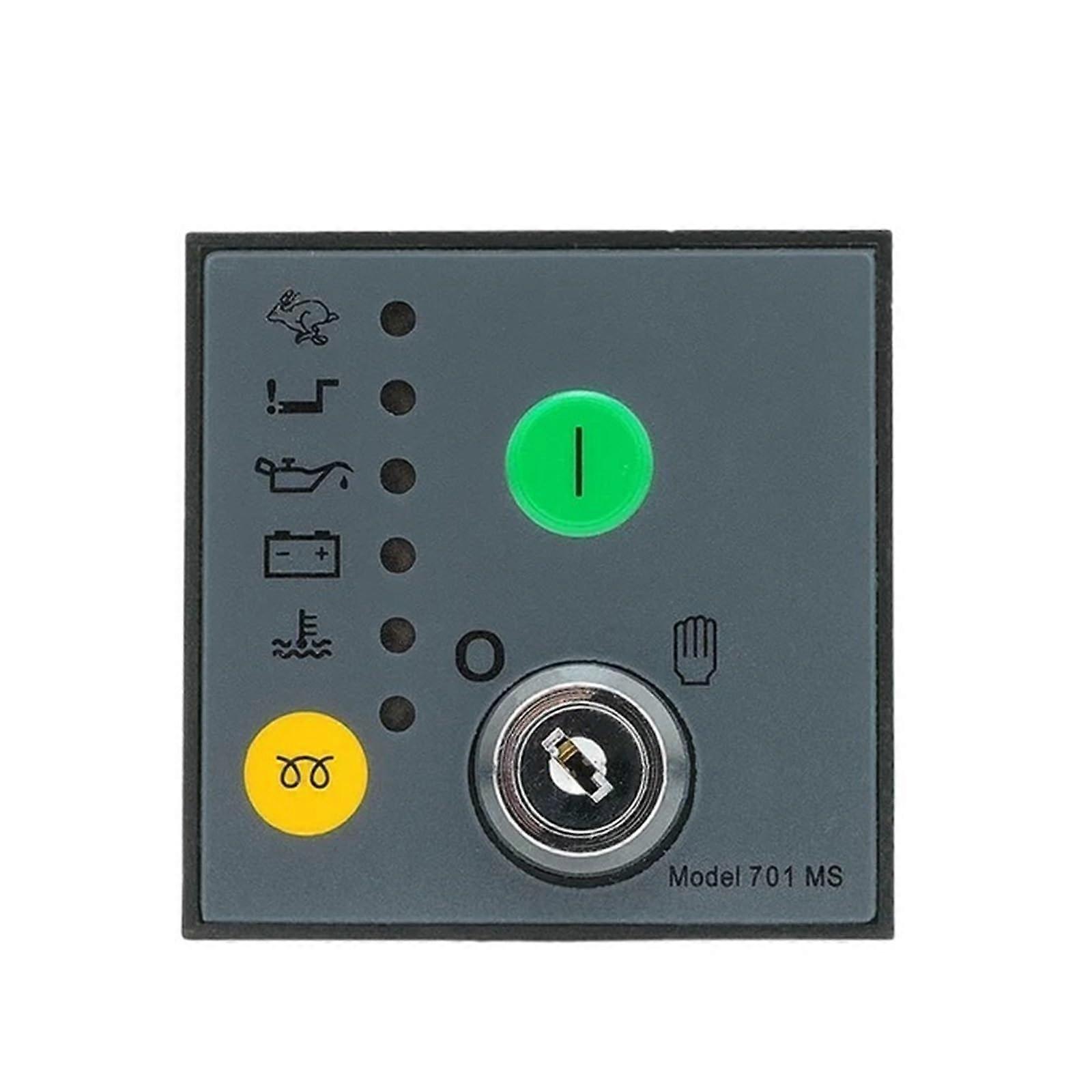Diesel Generator Controller Panel 701MS Auto Start Stop with Clear LCD LED Display for Genset