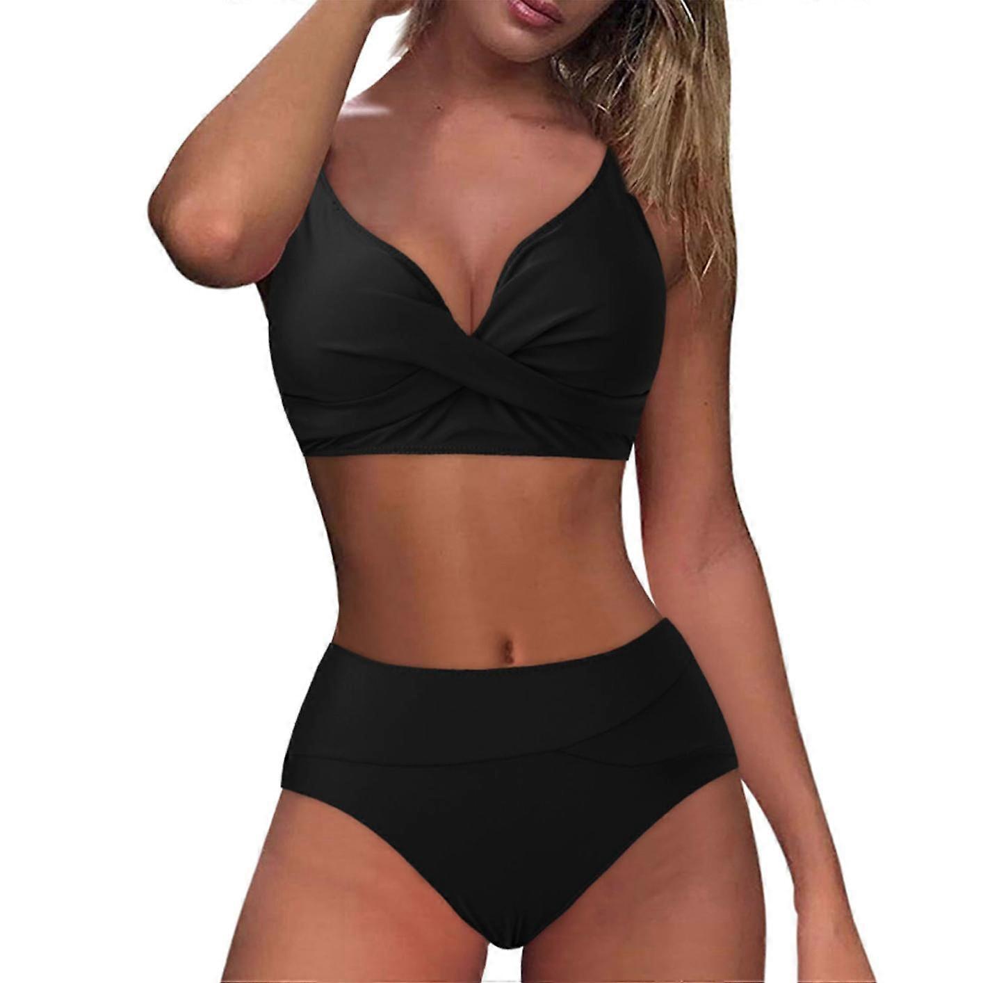 Lady's Bikini, Solid Color, Cross Soft Pack Style