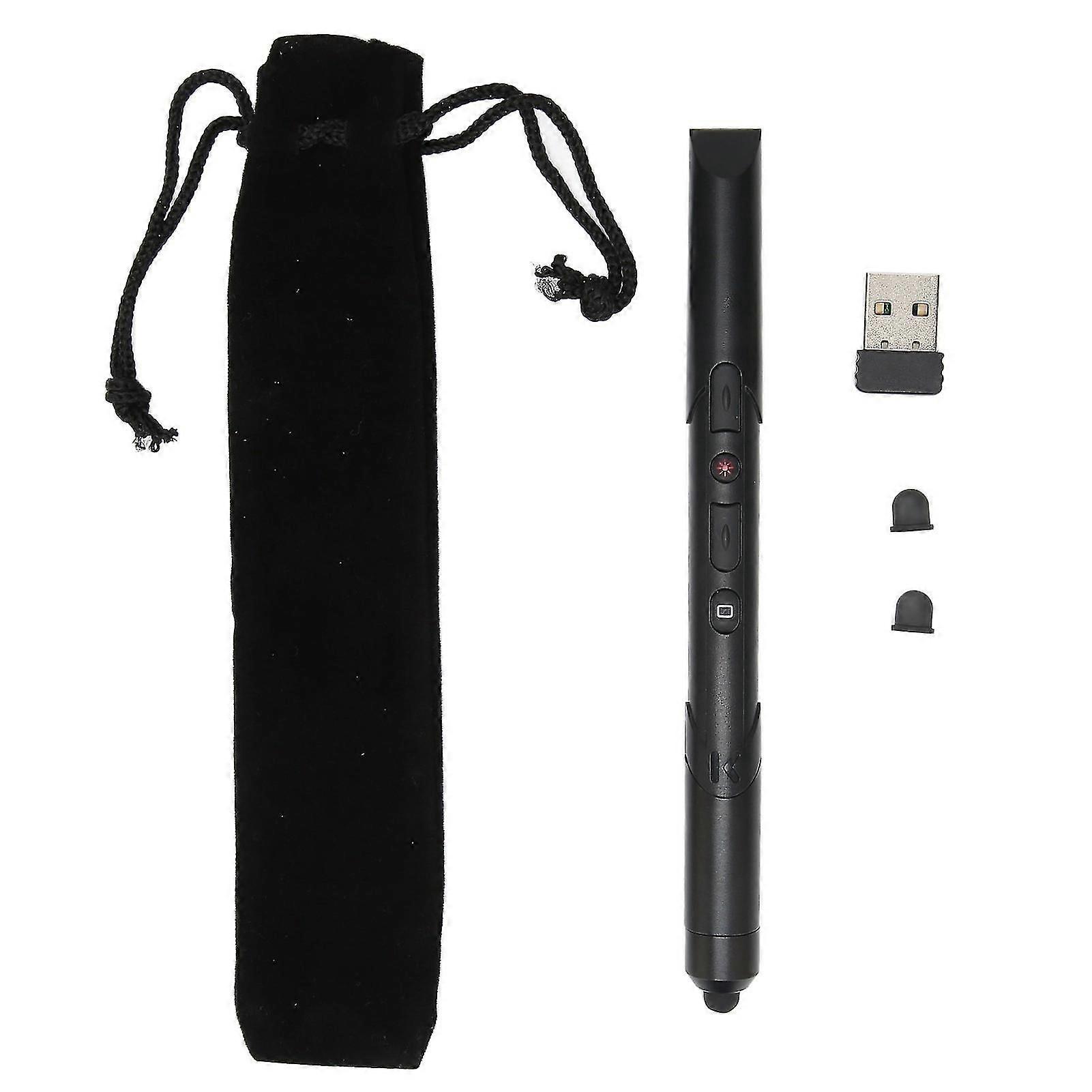 Wireless Presentation Clicker 2.4GHz for Mac, Ergonomic & Portable Teaching Remote