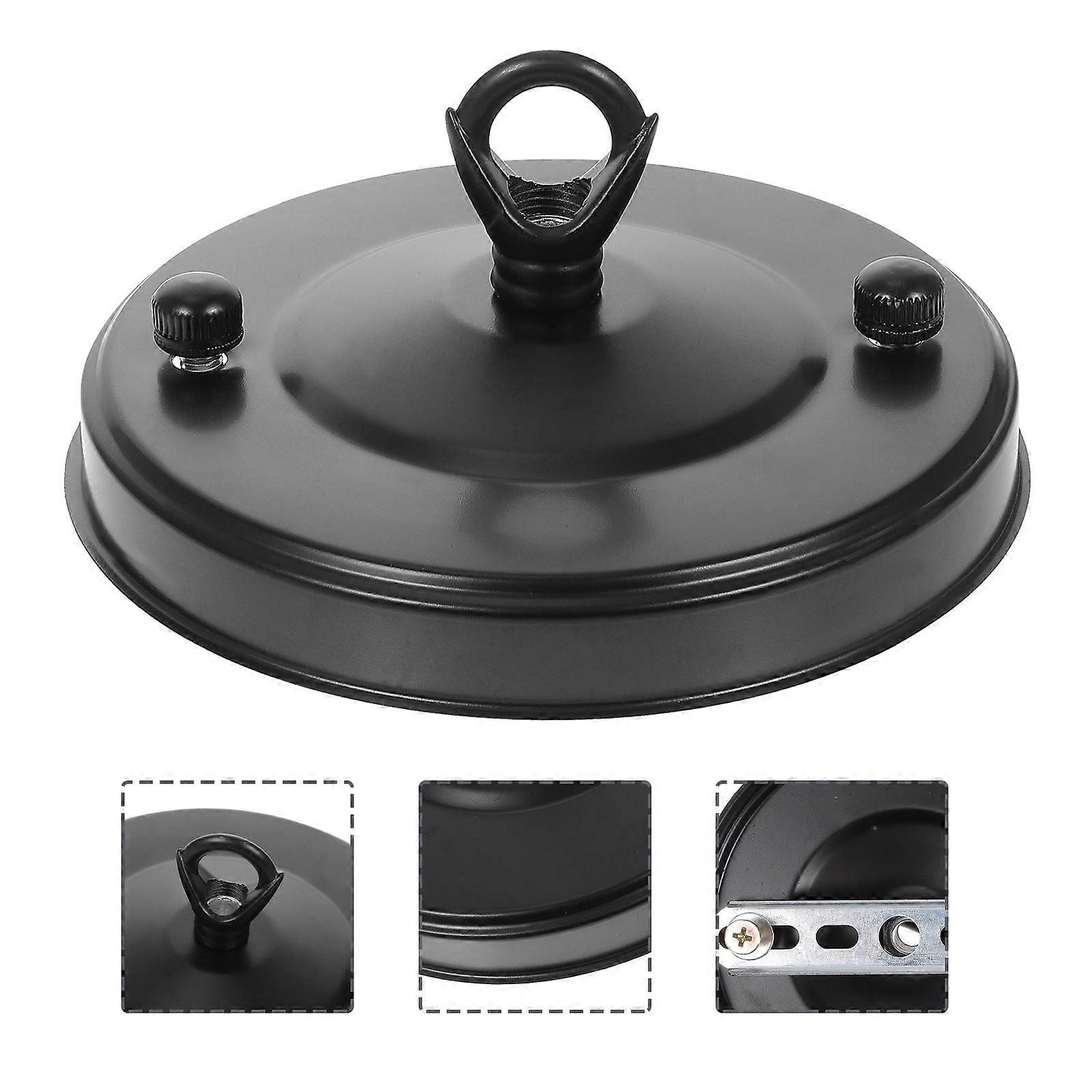 Ceiling Plate Ceiling Mount Light Plate Lamp Base Pendant Lighting Accessory (Closed Hook Style)