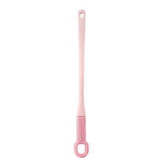 Foot Cleaning Brush - Long Handle Silicone - for Bathroom Foot Scrubber