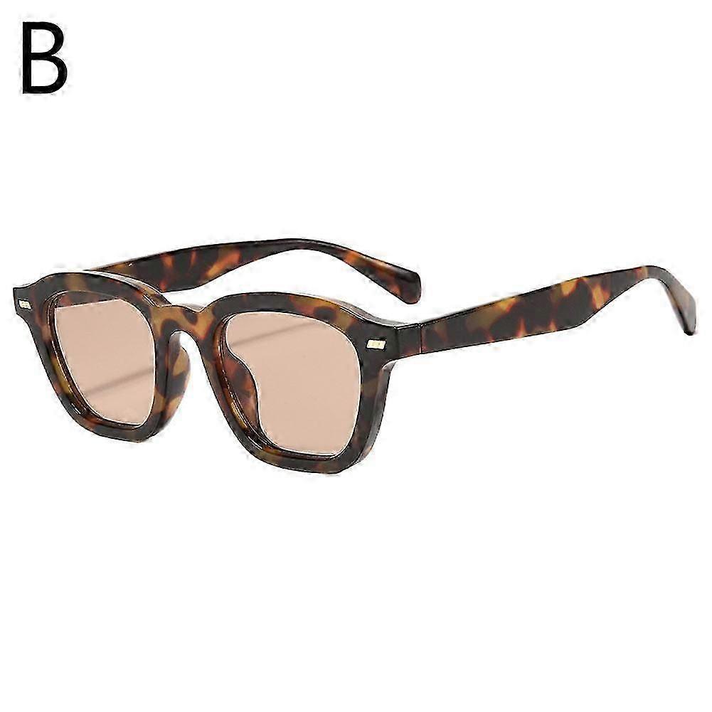 Retro Square Frame Sunglasses good feel