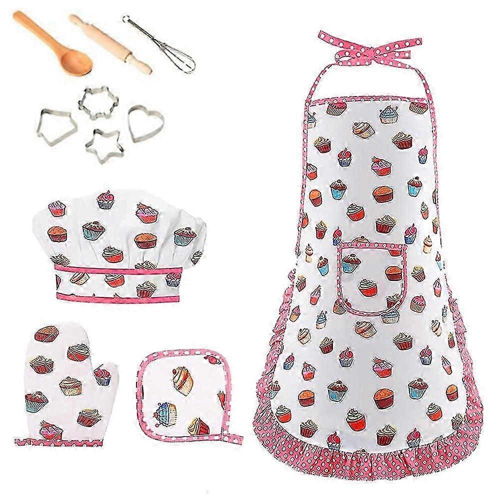 11-piece Mini Kitchen Baking Tool Set with Cake Apron