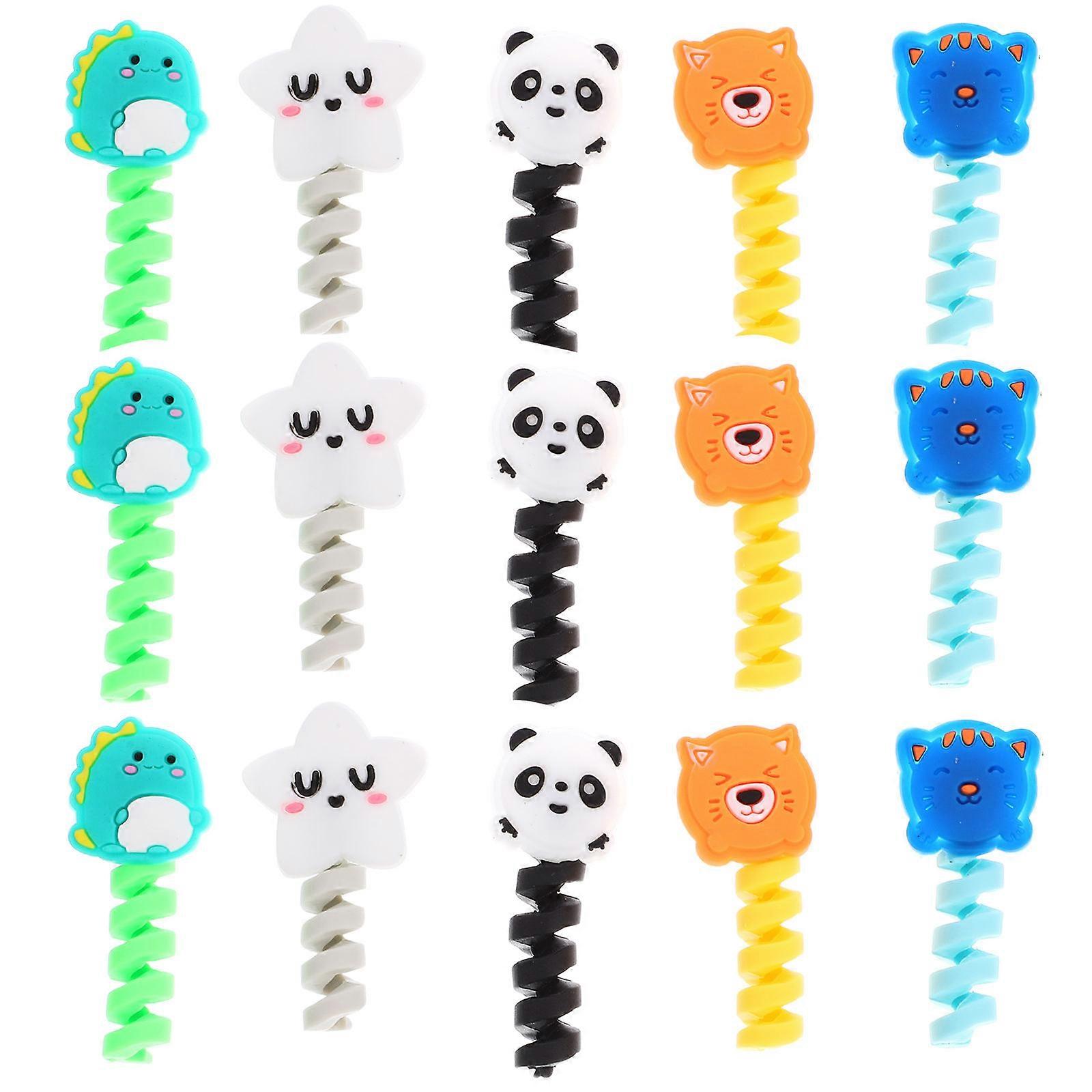 Animal Cord Protector Charger Protector for Data Cable 50Pcs Kit