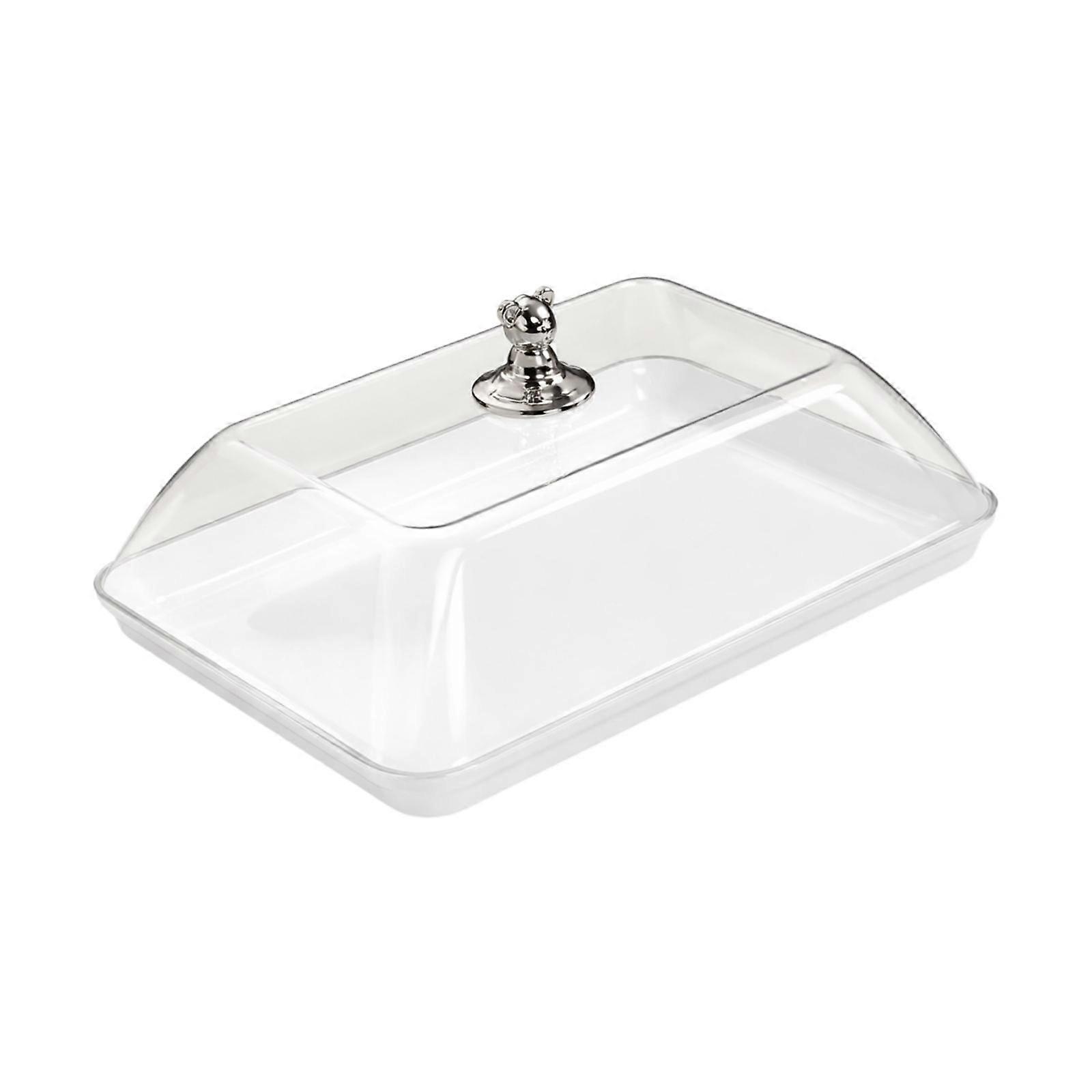 Cake Stand with Clear Dome Pastry Display Server Dustproof Multifunctional