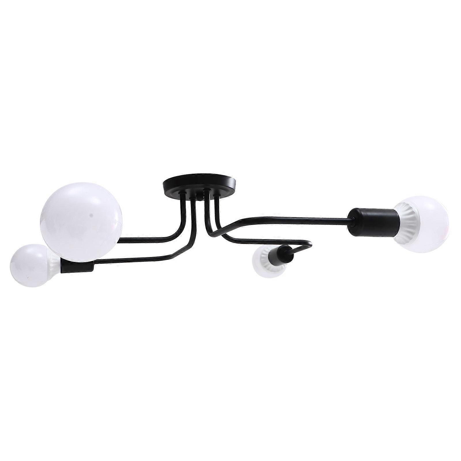 Black Iron Ceiling Lamp Creative Ceiling Light Decorative Lamp 2Sets